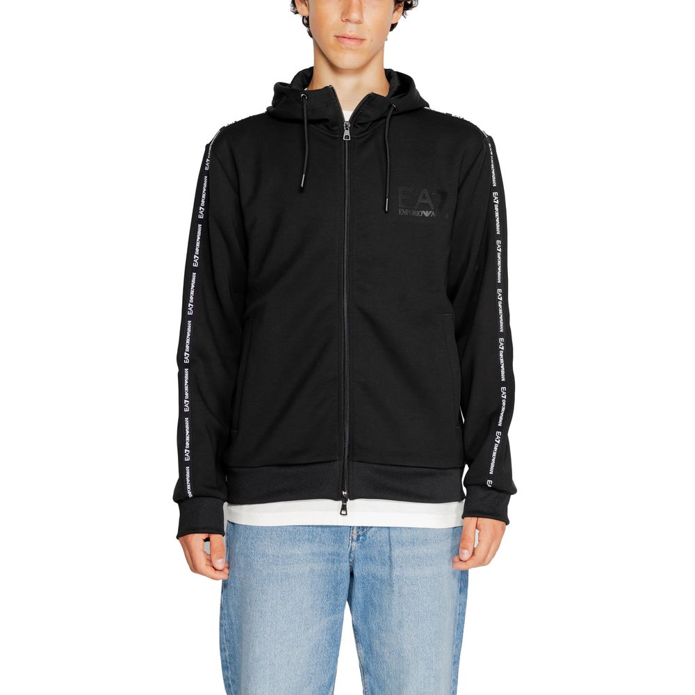 Black Polyester Hoody - ventzia