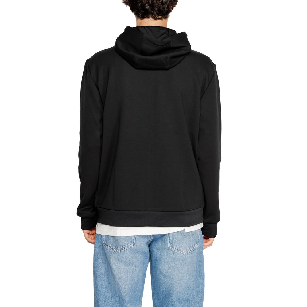 Black Polyester Hoody - ventzia