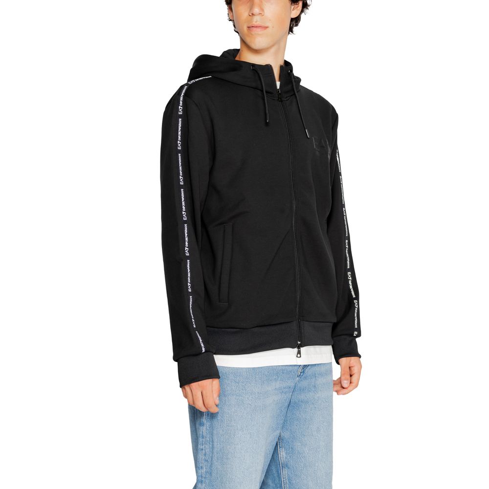 Black Polyester Hoody - ventzia