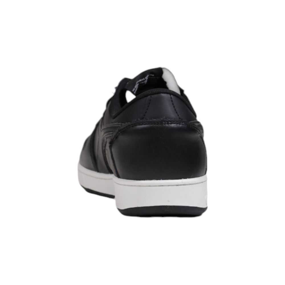 Black Leather Sneaker - ventzia
