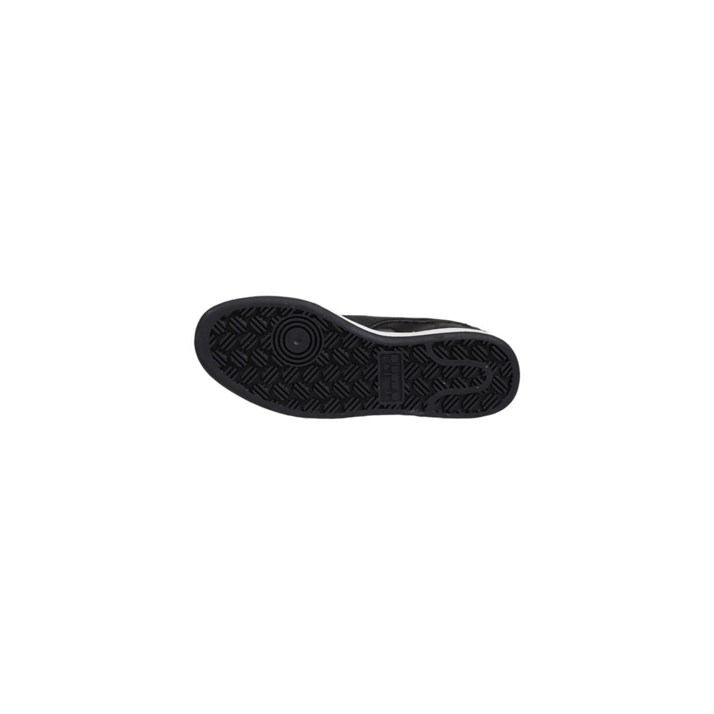 Black Leather Sneaker - ventzia