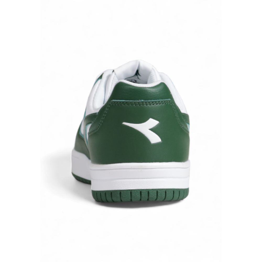 Green Artificial Leather Sneaker - ventzia