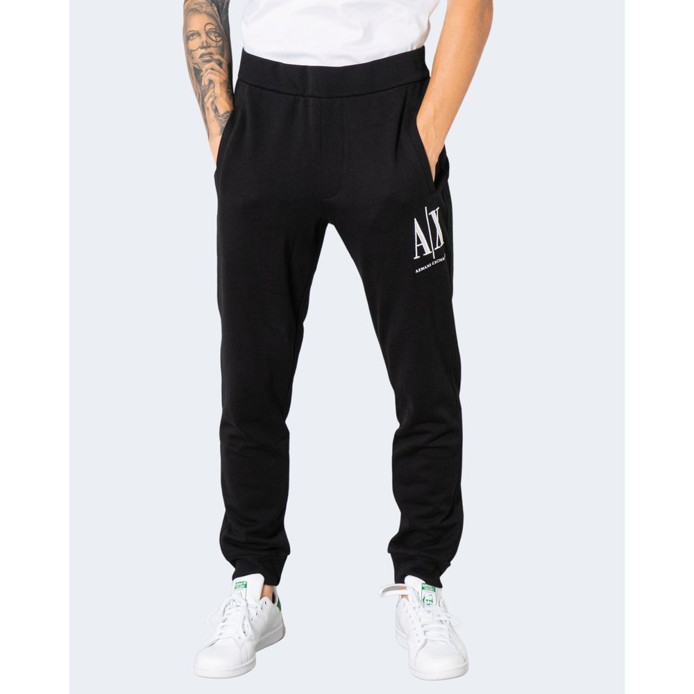 Black Cotton Joggers Workout Pant - ventzia