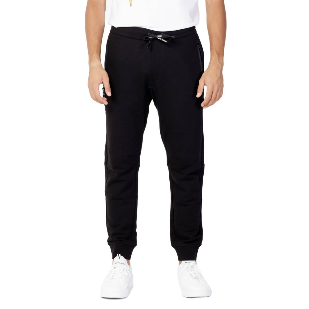 Black Cotton Joggers Workout Pant - ventzia