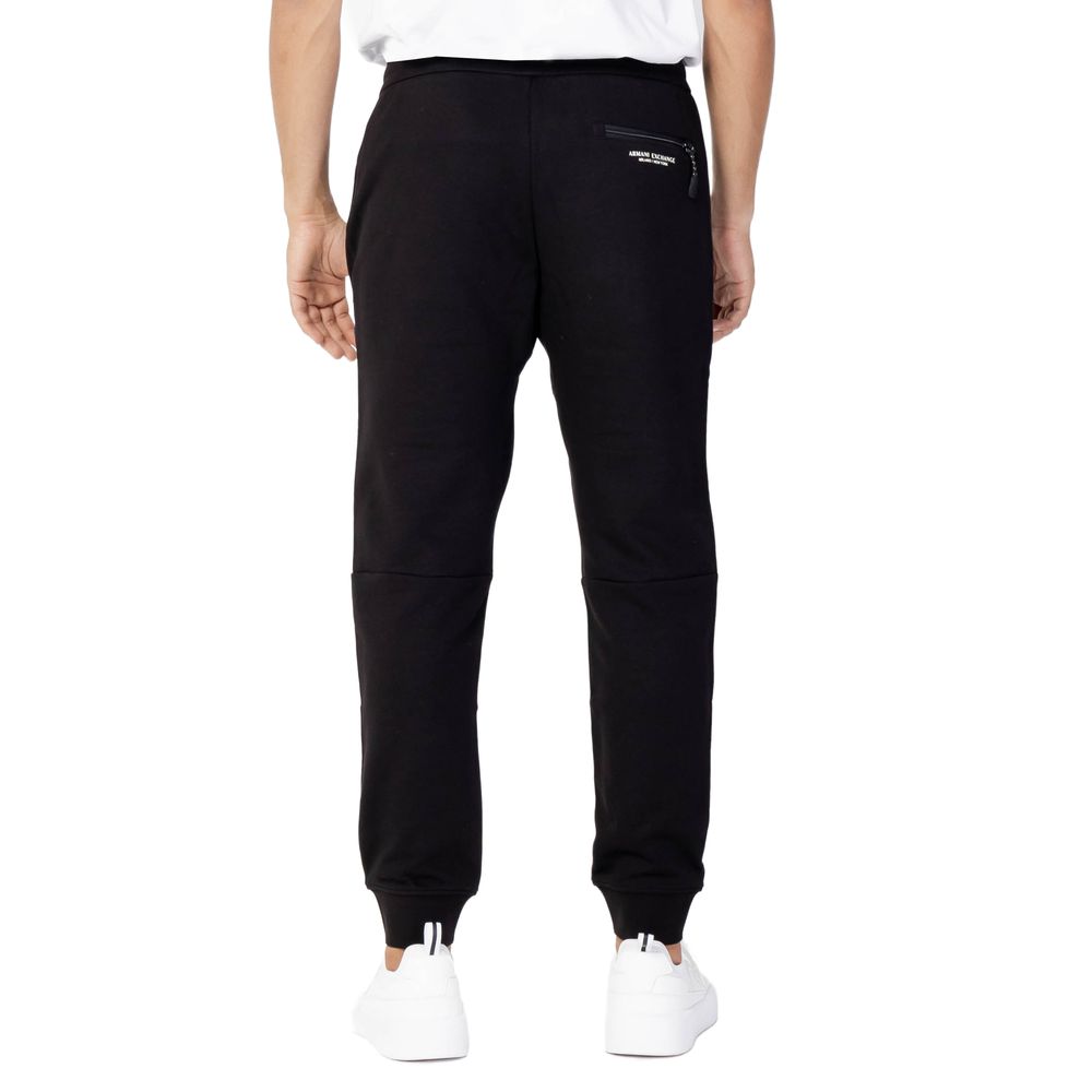 Black Cotton Joggers Workout Pant - ventzia