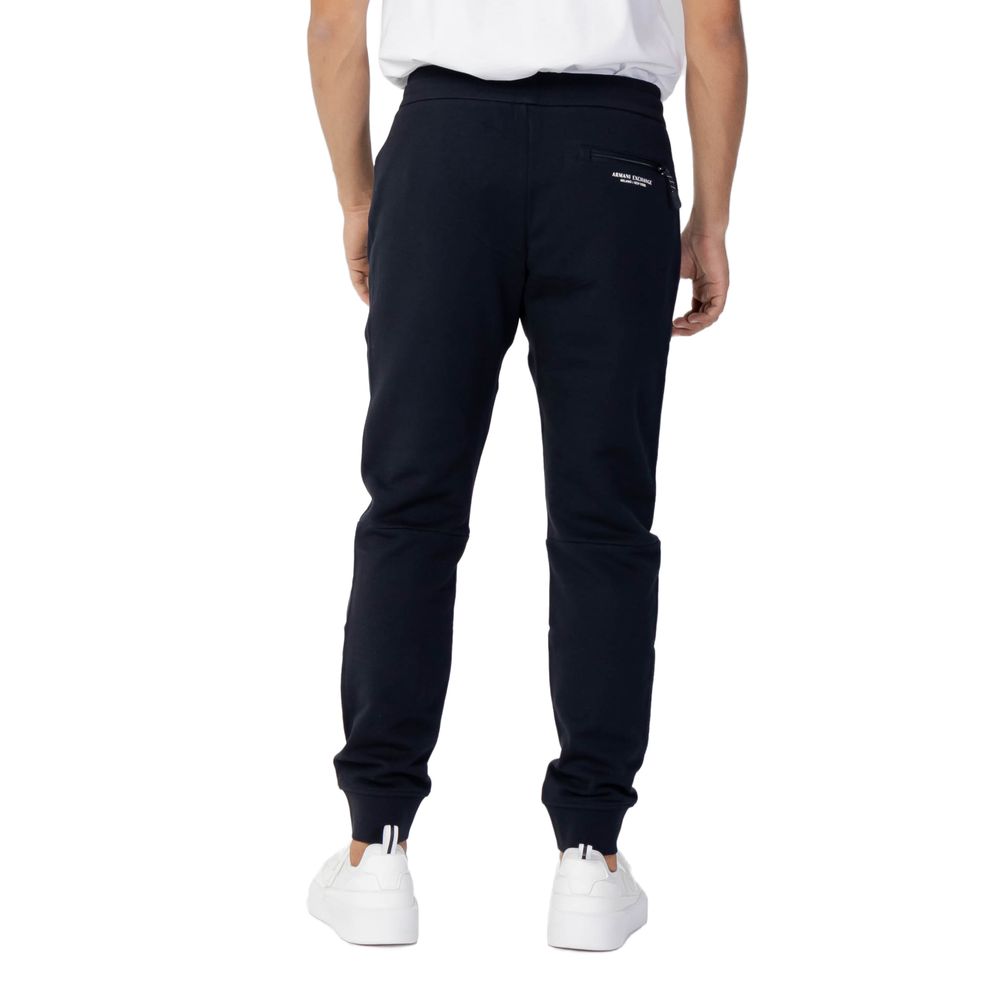 Blue Cotton Joggers Workout Pant - ventzia