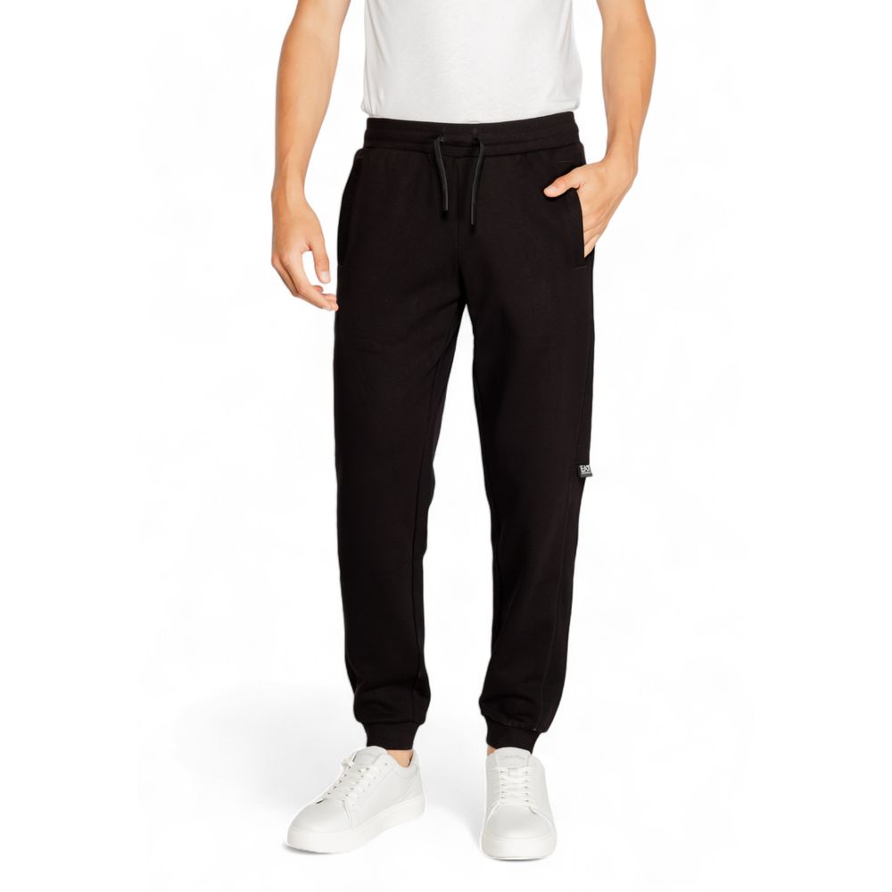 Black Cotton Joggers Workout Pant - ventzia