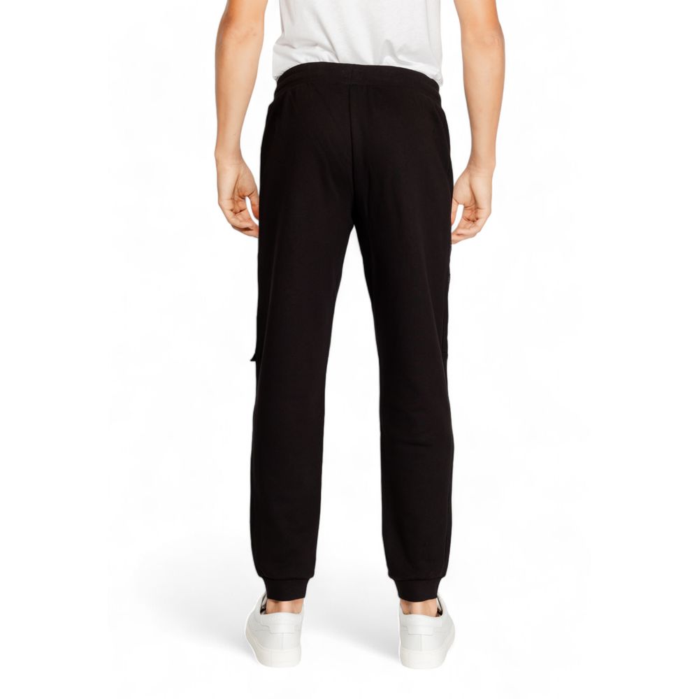 Black Cotton Joggers Workout Pant - ventzia