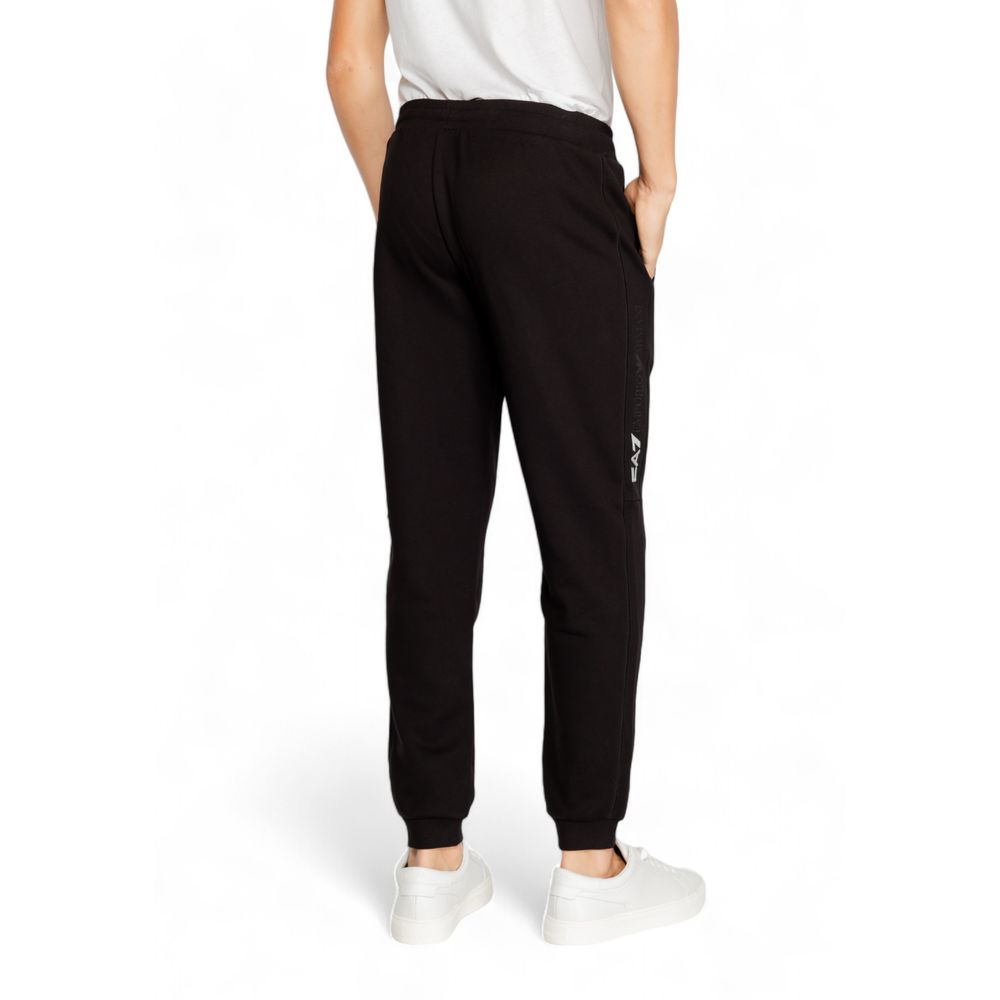 Black Cotton Joggers Workout Pant - ventzia