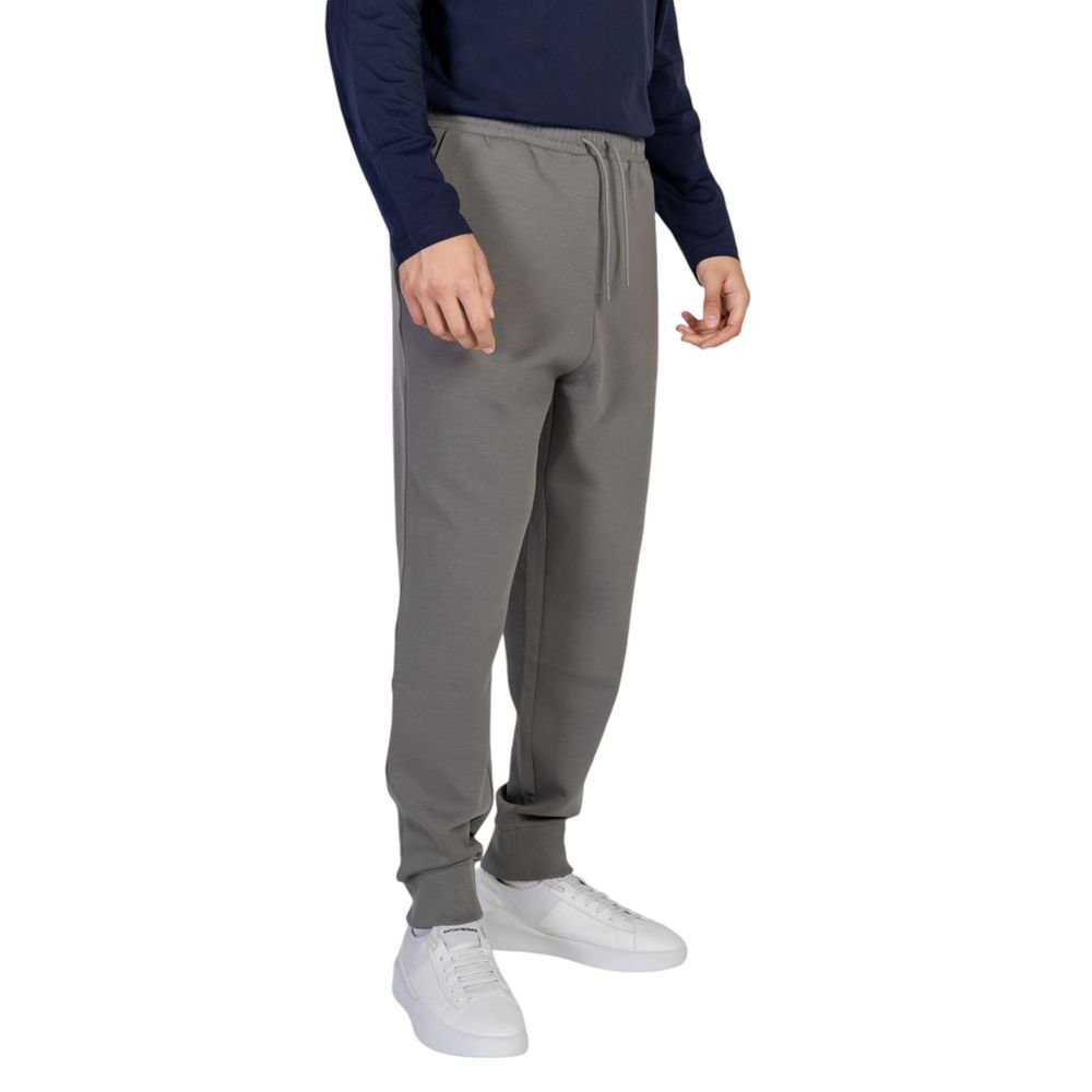 Gray Cotton Joggers Workout Pant - ventzia