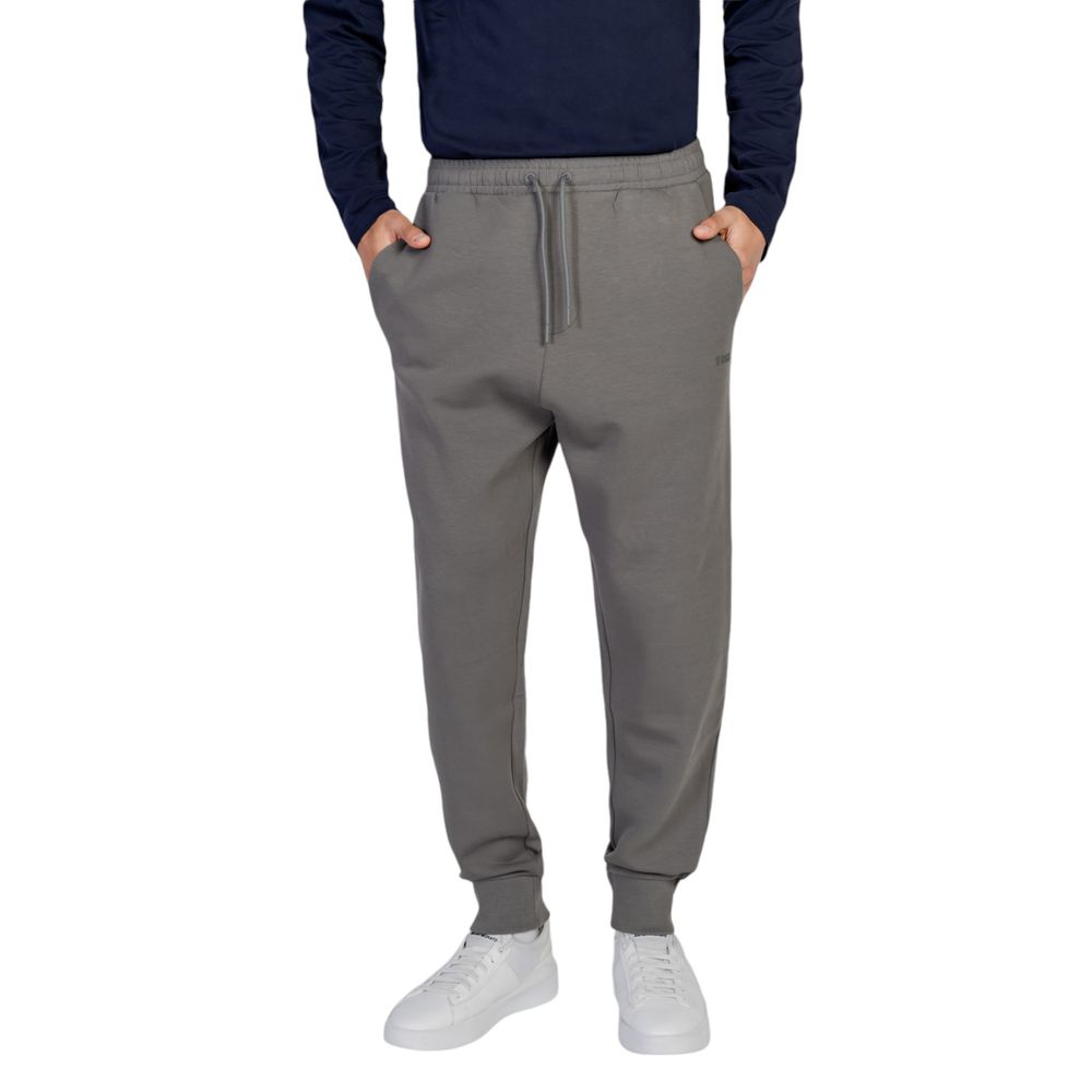 Gray Cotton Joggers Workout Pant - ventzia