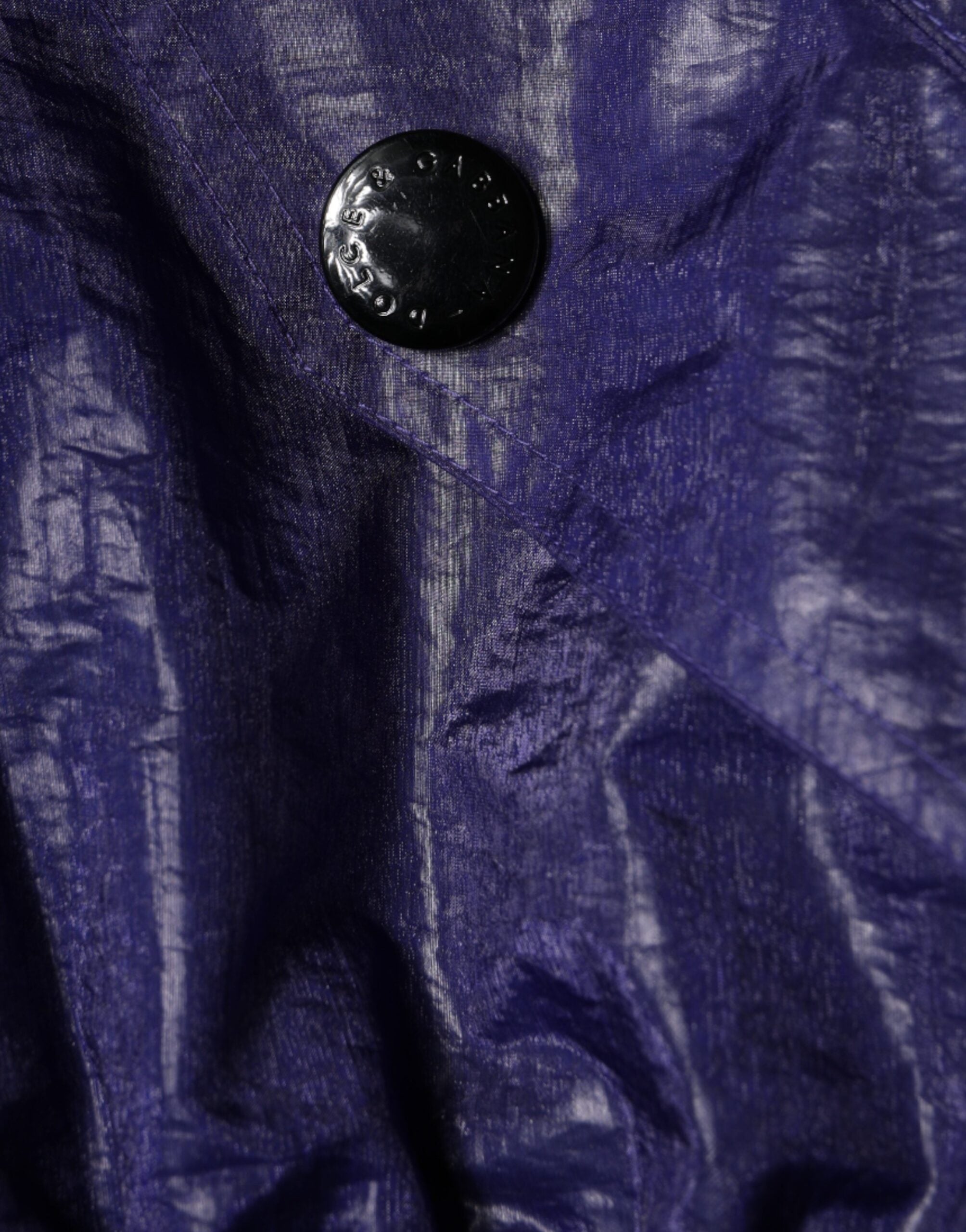 Blue Cotton Stretch Full Zip Bomber Jacket - ventzia