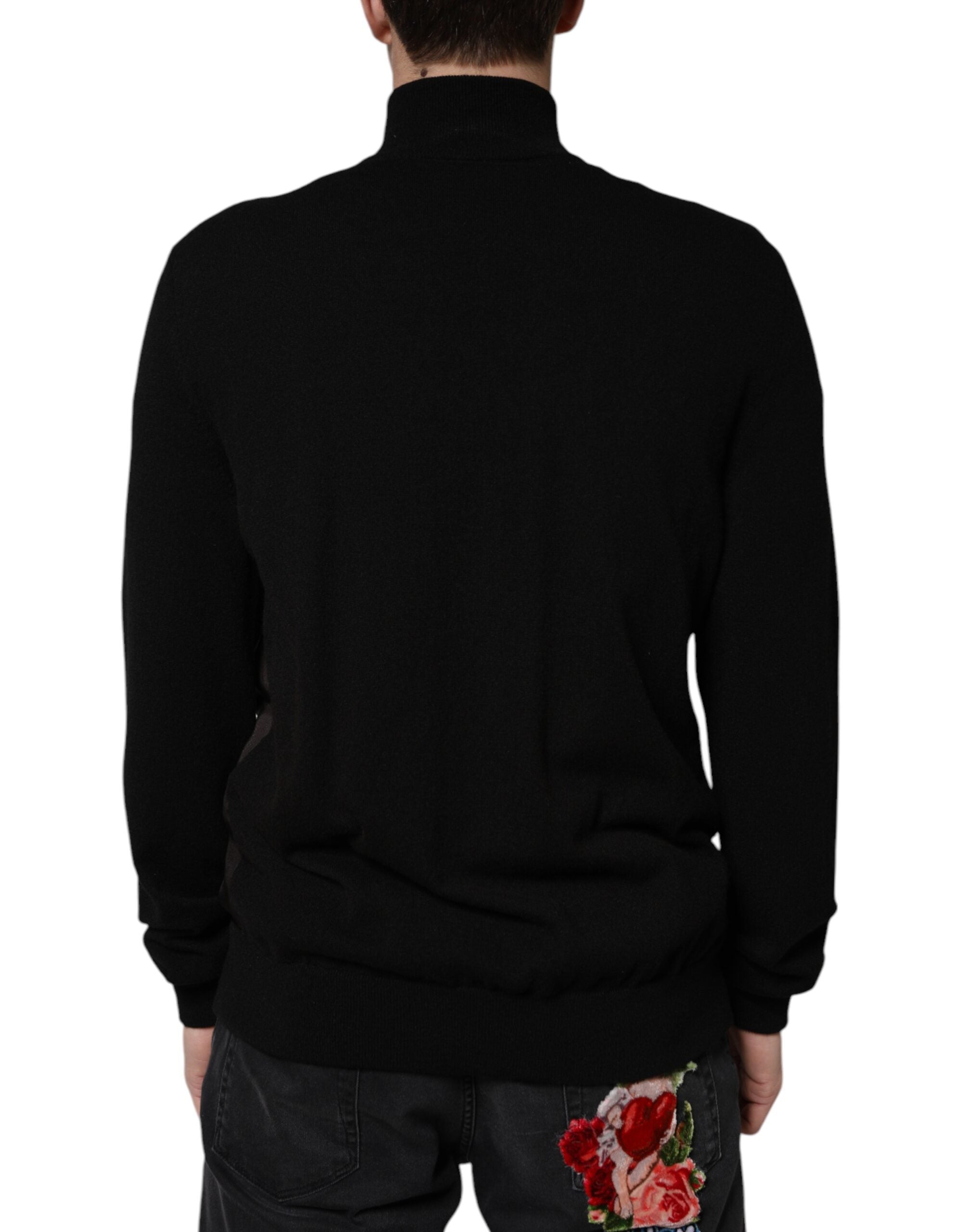 Black Logo Monogram Full Zip Bomber Jacket - ventzia