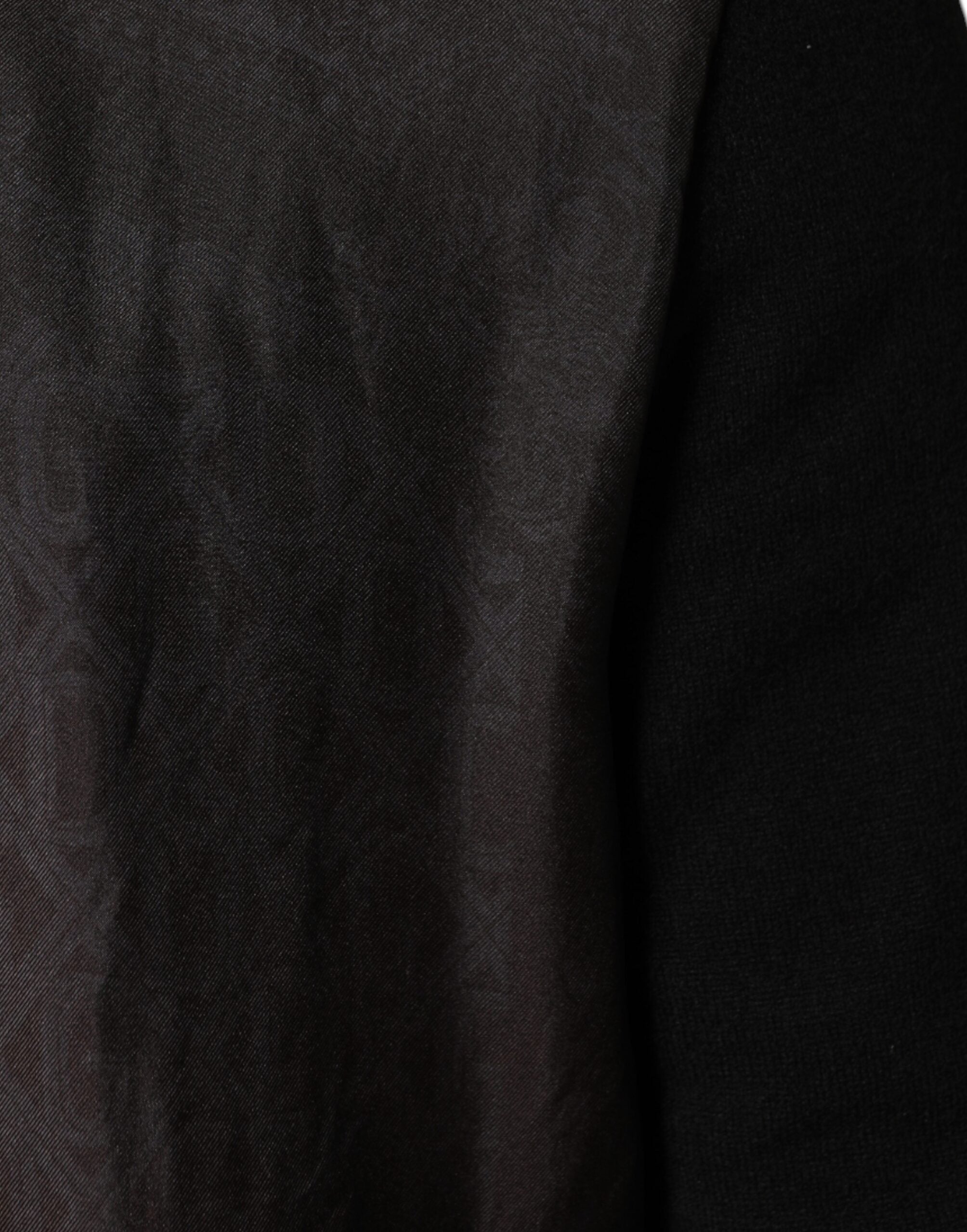 Black Logo Monogram Full Zip Bomber Jacket - ventzia