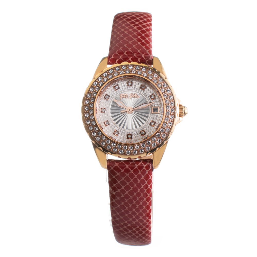 Red Leather Watch - ventzia