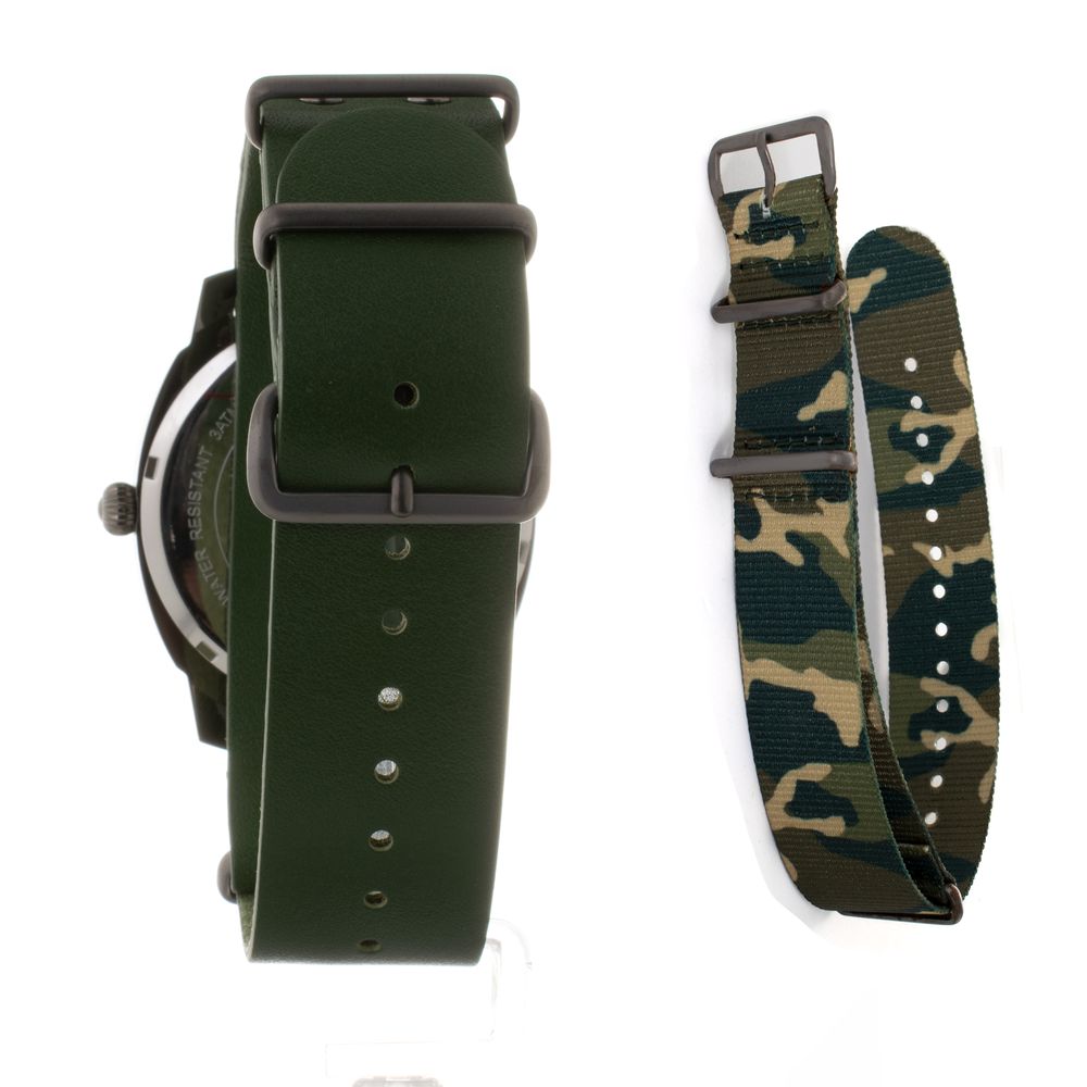 Green Leather Watch - ventzia