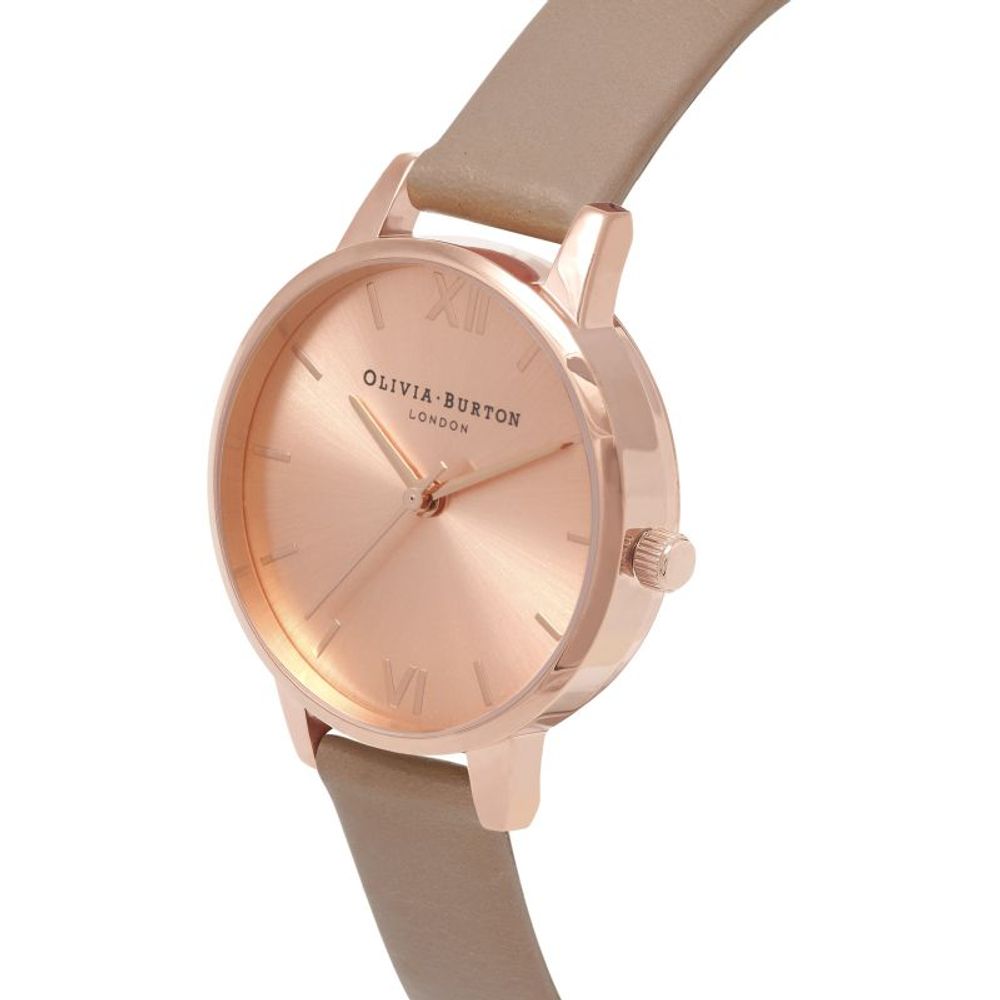 Brown Artificial Leather Watch - ventzia