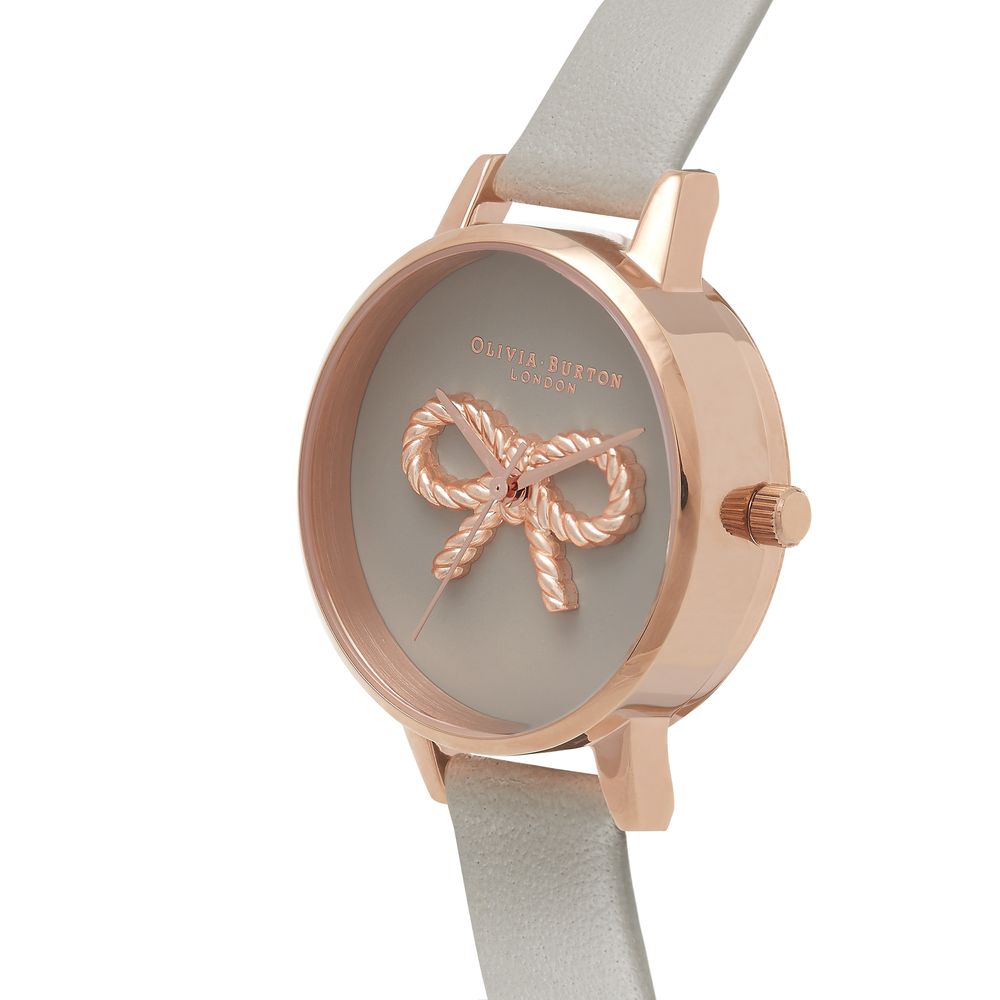 Gray Artificial Leather Dress Watch - ventzia
