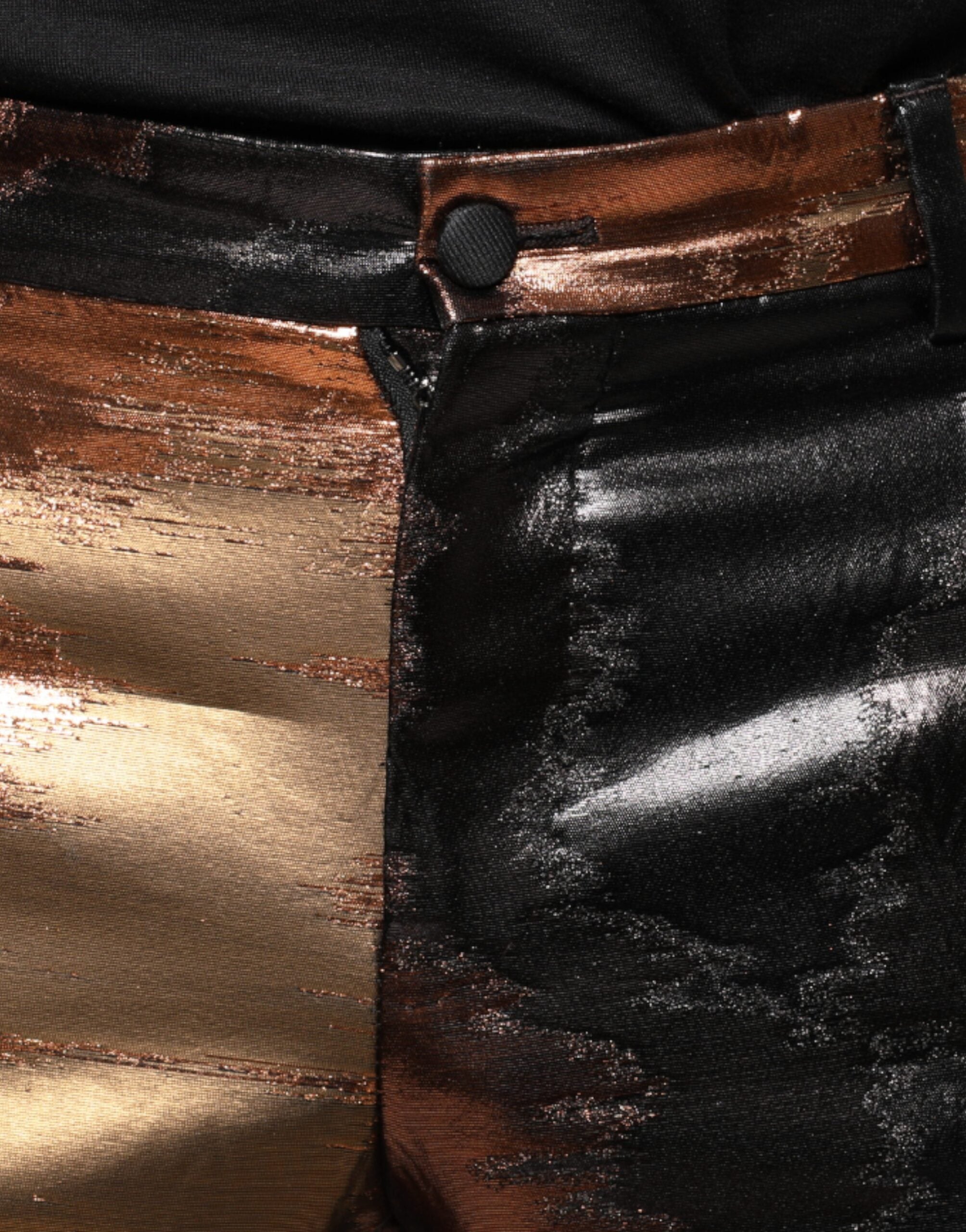 Multicolor Jacquard Skinny Men Pants - ventzia
