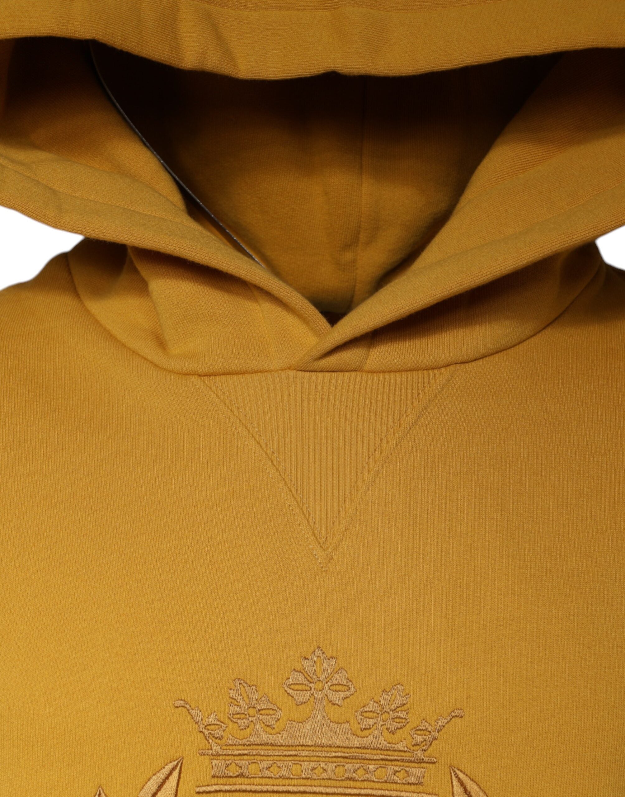 Mustard DG Hooded Men Sweatshirt Sweater - ventzia