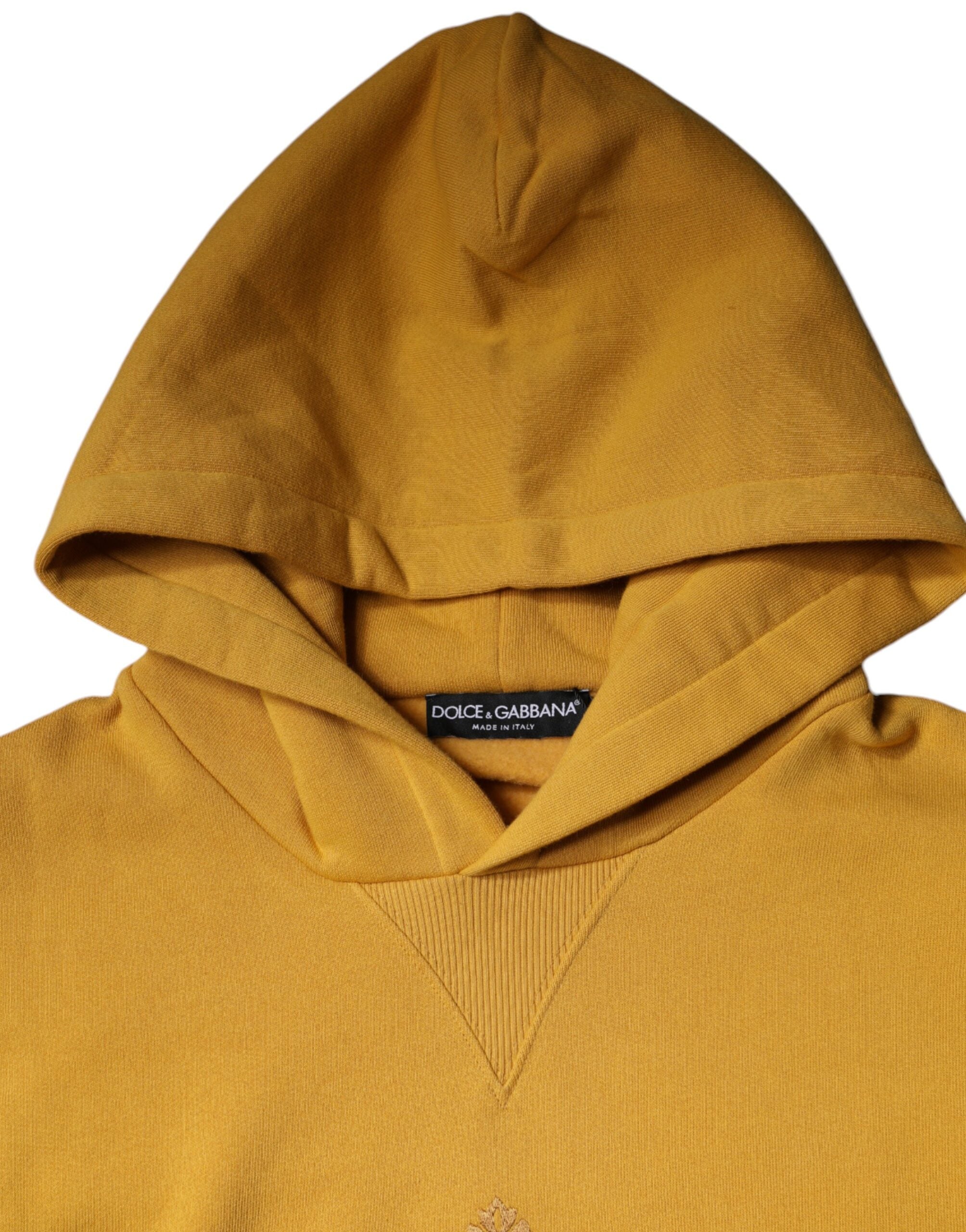 Mustard DG Hooded Men Sweatshirt Sweater - ventzia