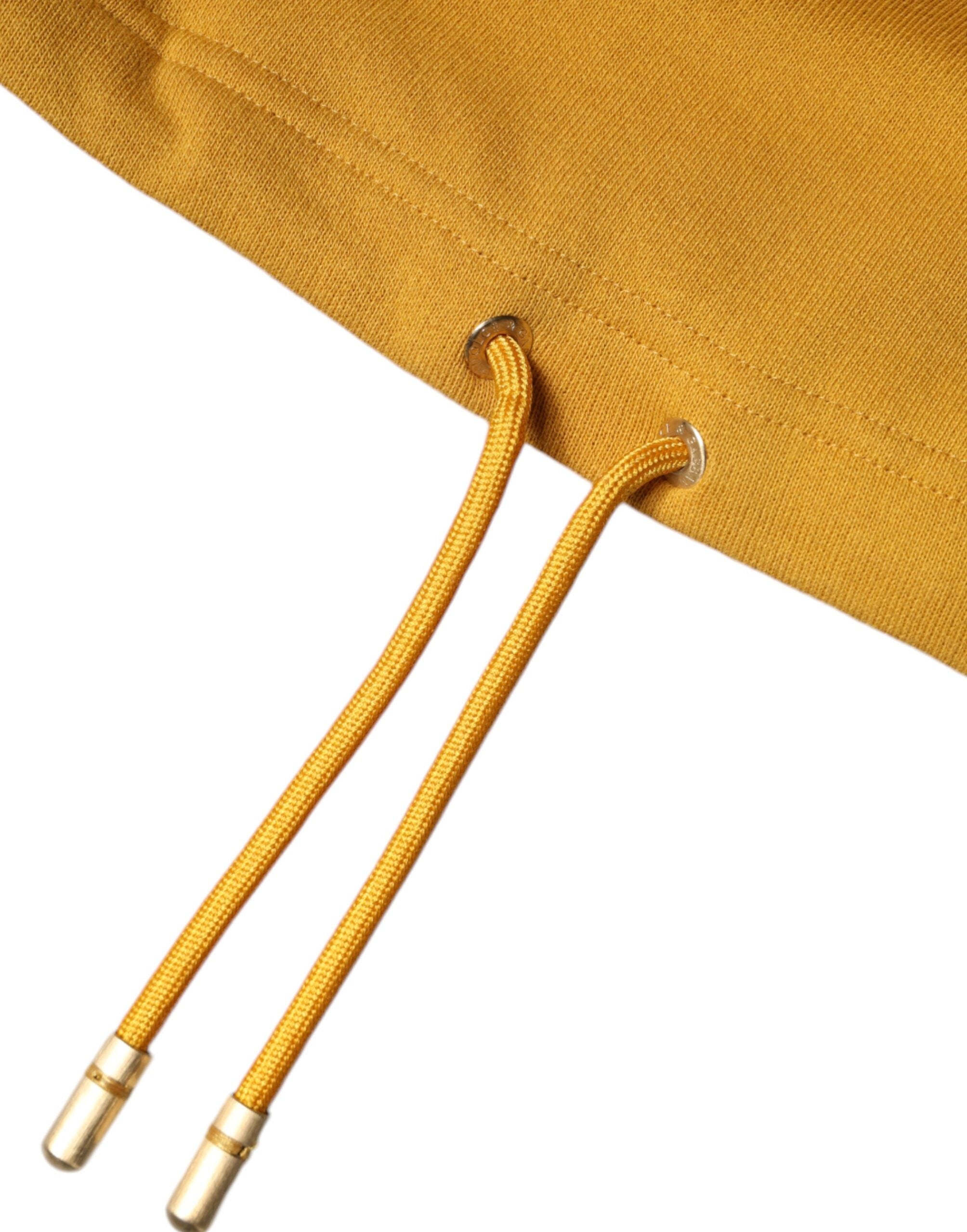 Mustard DG Hooded Men Sweatshirt Sweater - ventzia