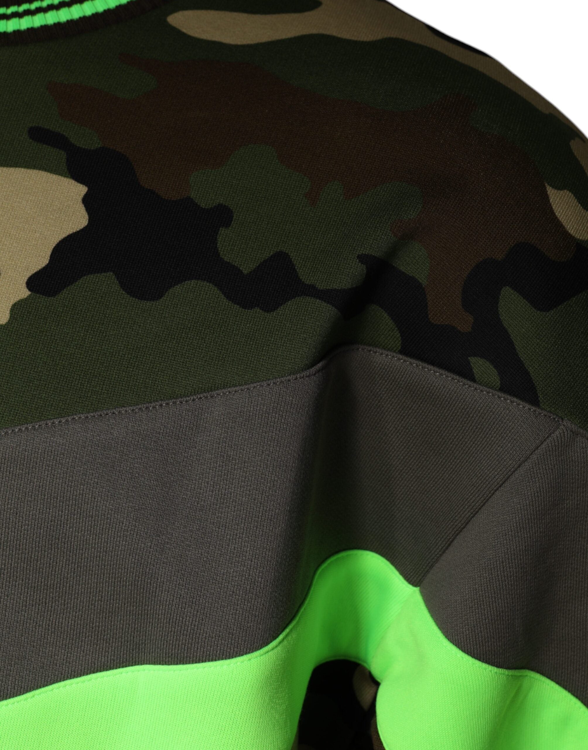 Multicolor Camouflage Sweatshirt Sweater - ventzia