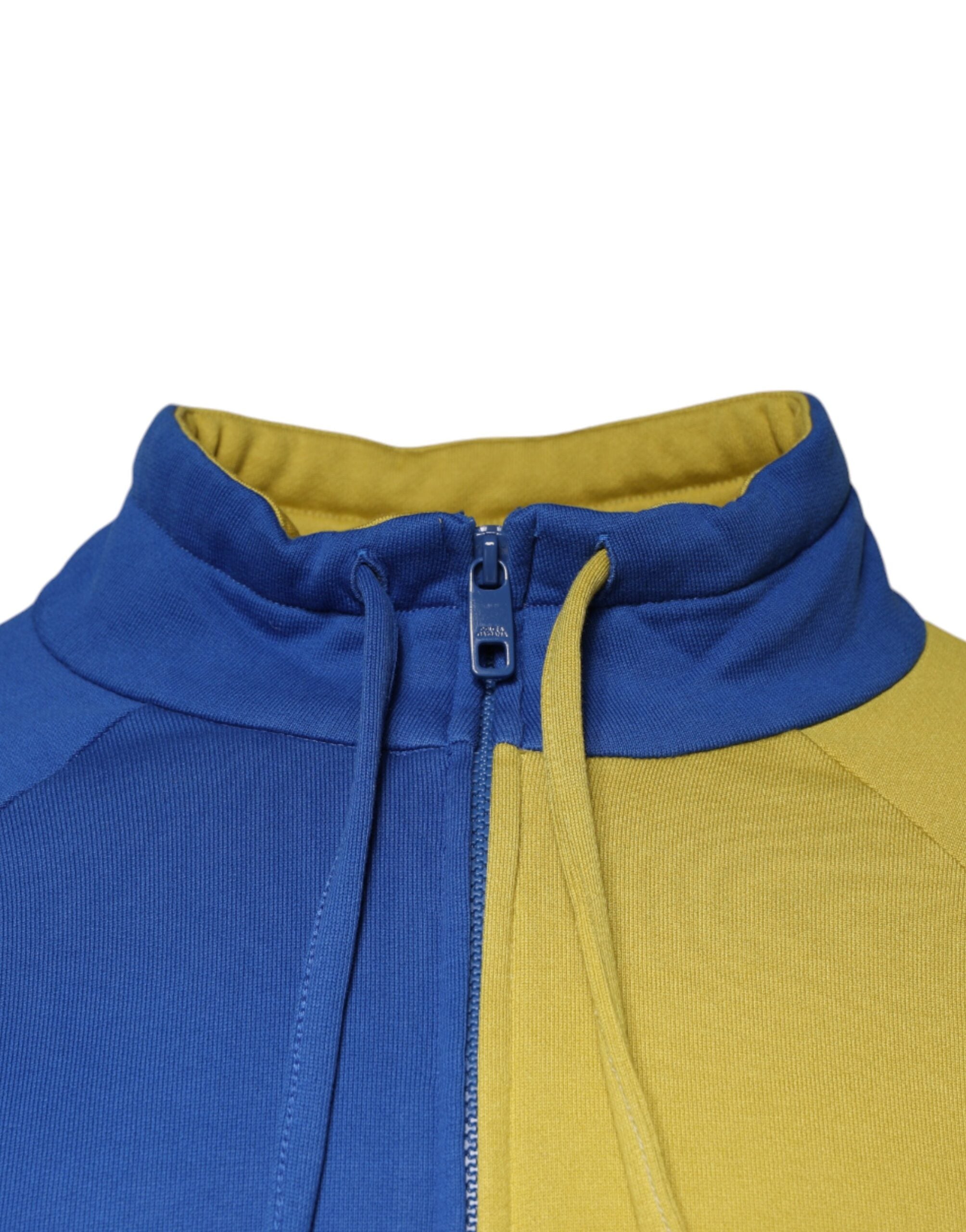 Multicolor Patchwork Men Sweatshirt Sweater - ventzia