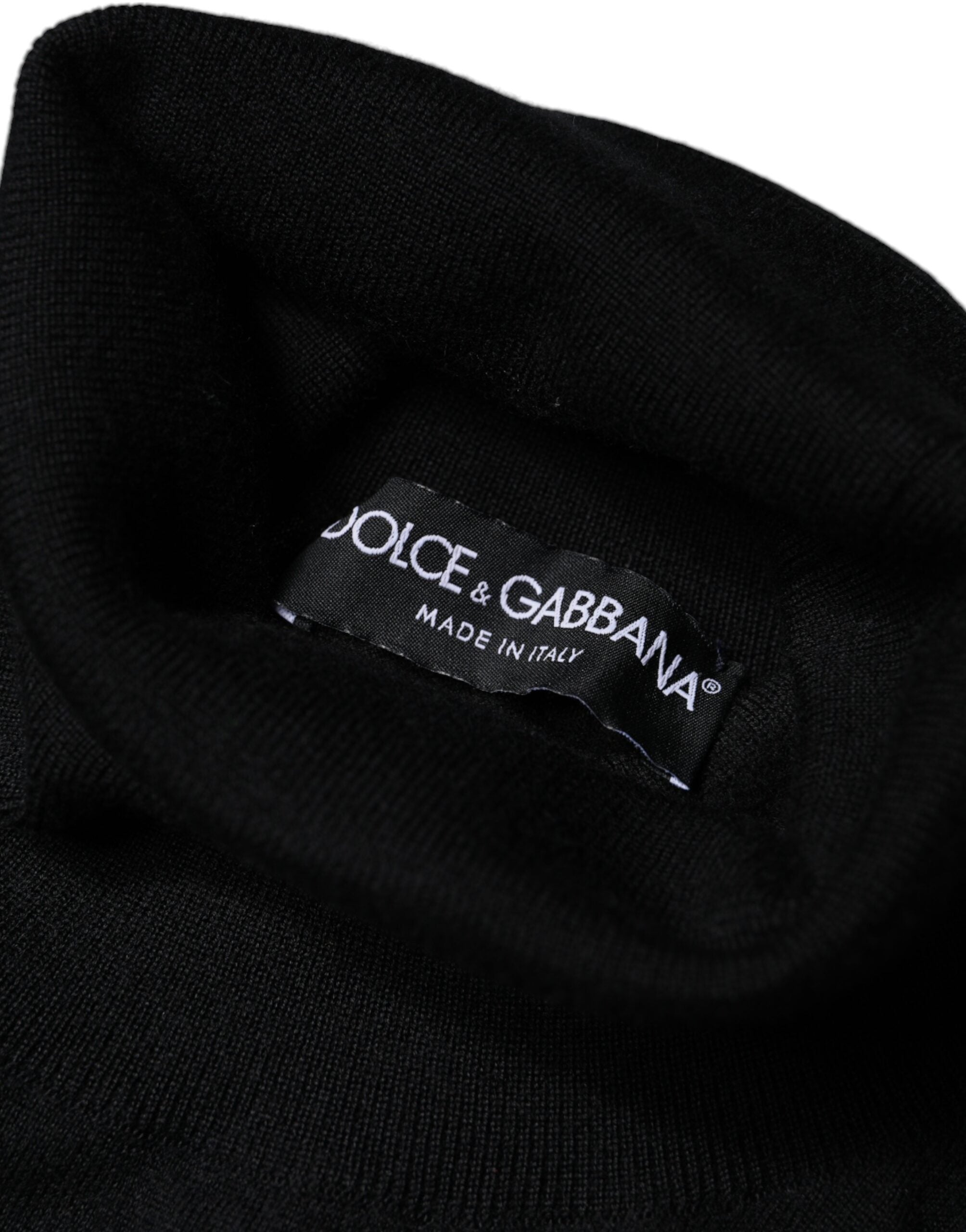 Black LongSleeve Turtleneck Pullover Sweater - ventzia