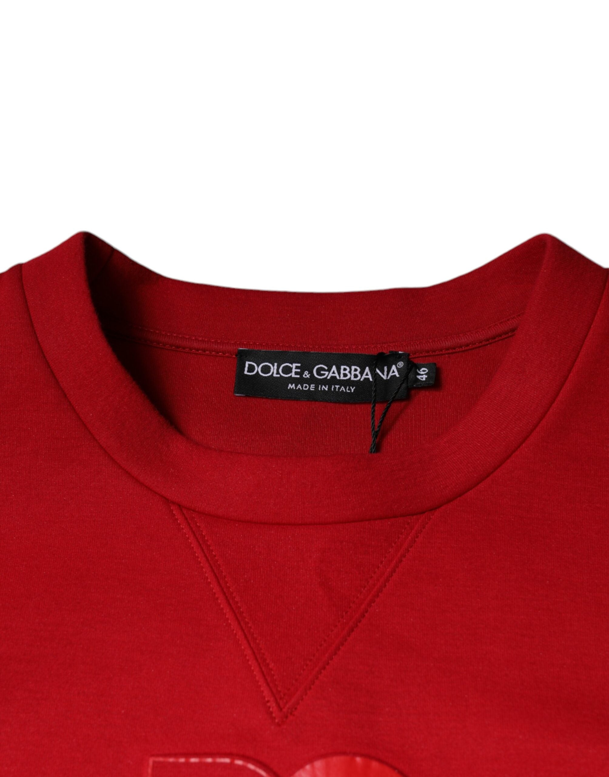 Maroon DG Logo Cotton Sweatshirt Sweater - ventzia