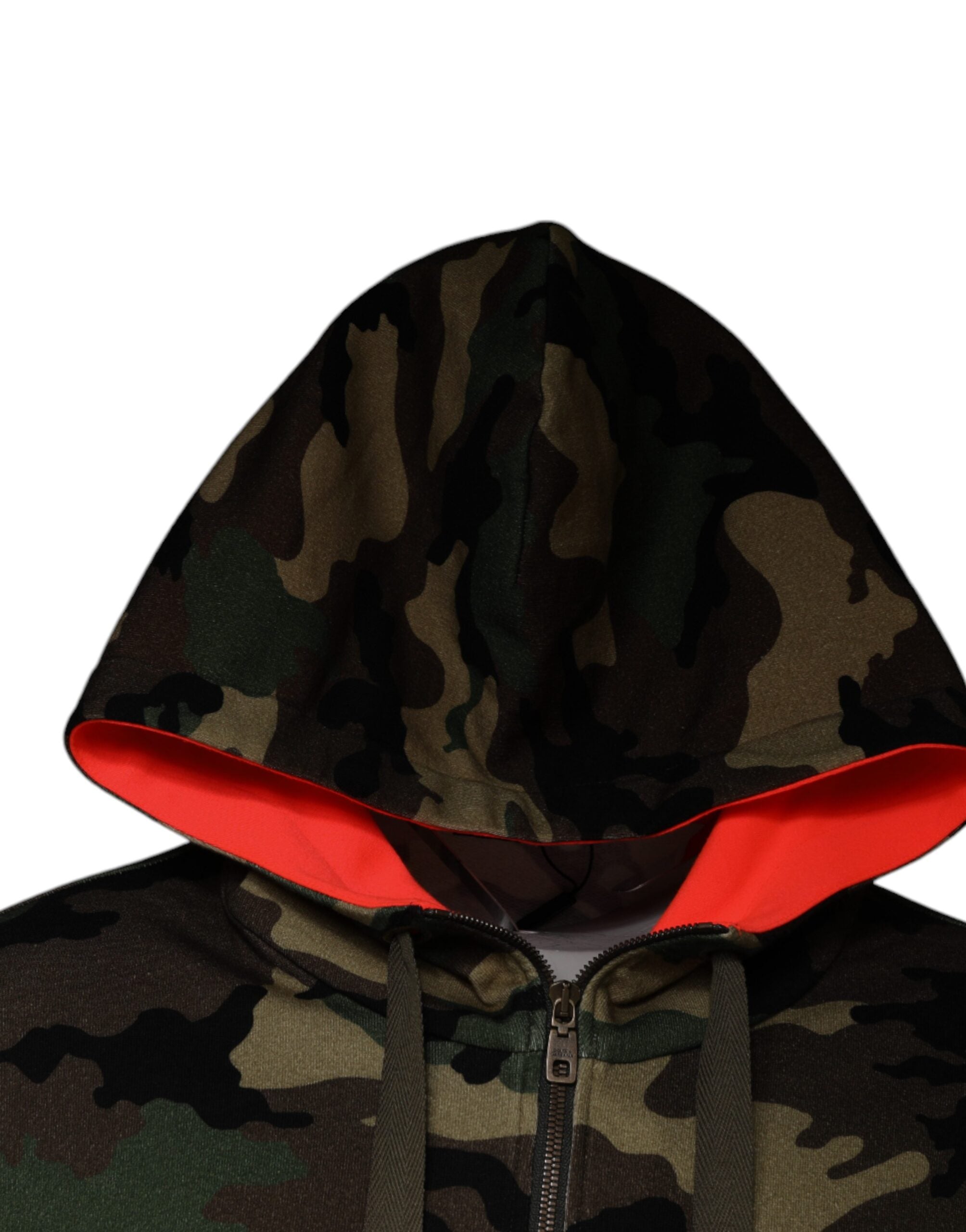Multicolor Camouflage Hooded Men Sweatshirt Sweater - ventzia