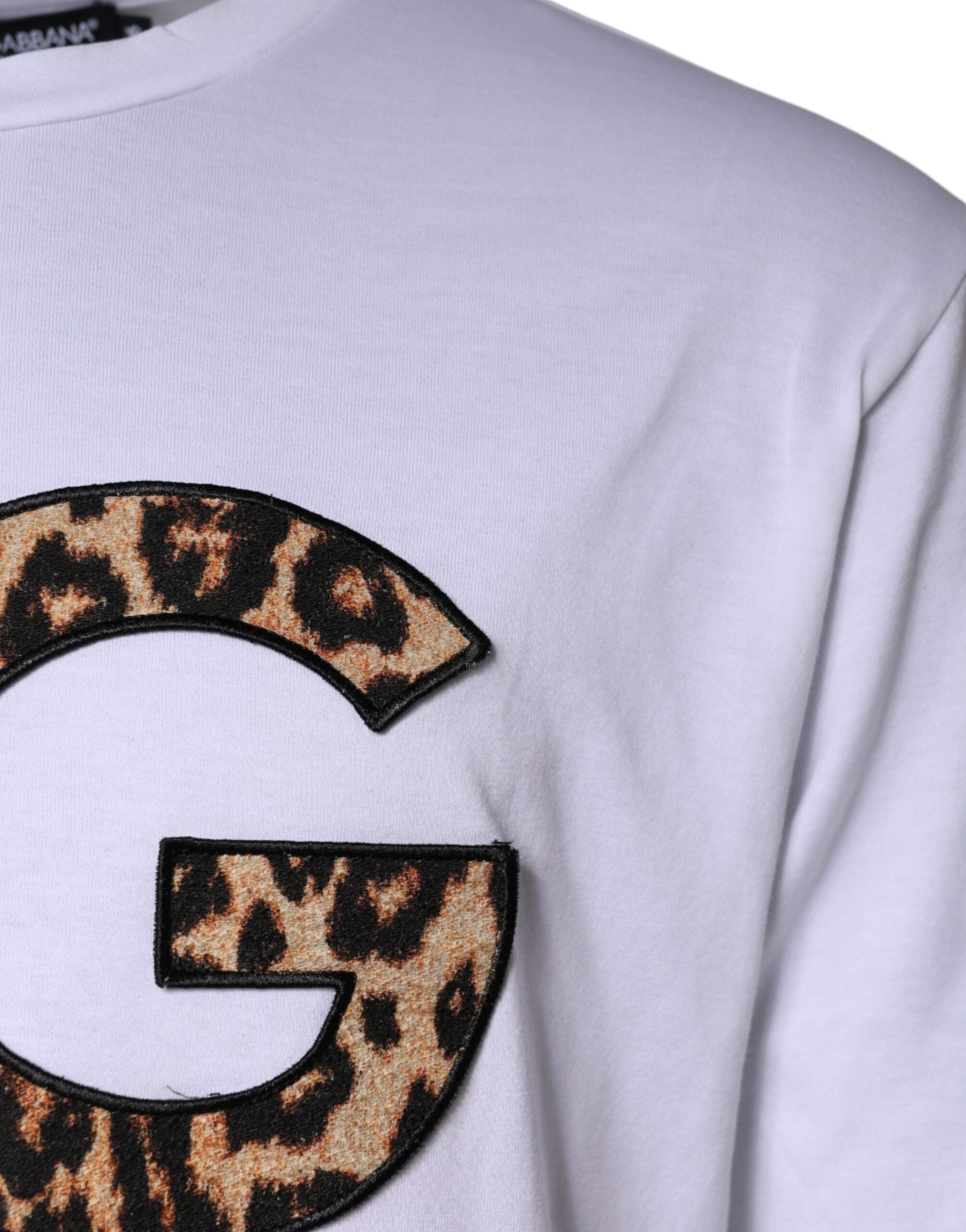 White DG Logo Cotton Shorts Sleeves T-shirt - ventzia