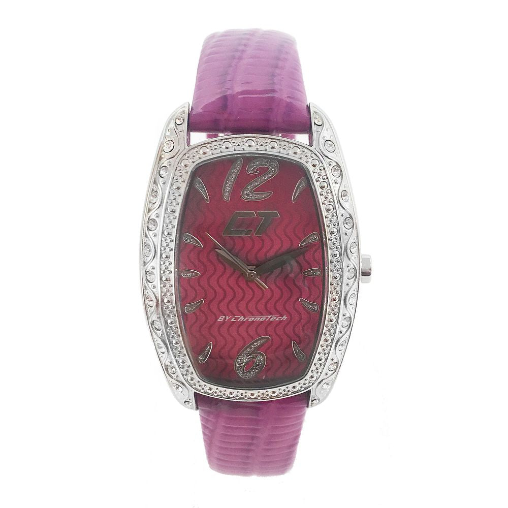Purple Leather Watch - ventzia