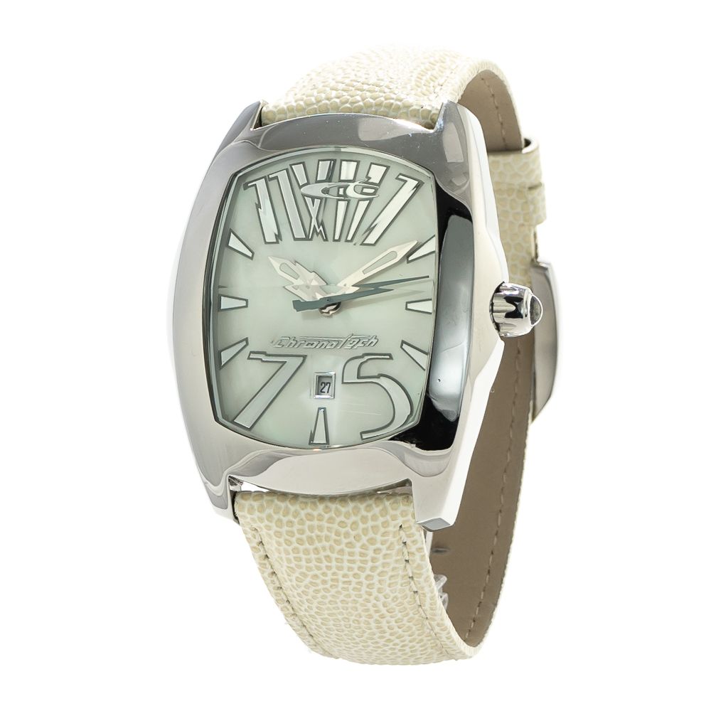 White Leather Watch - ventzia