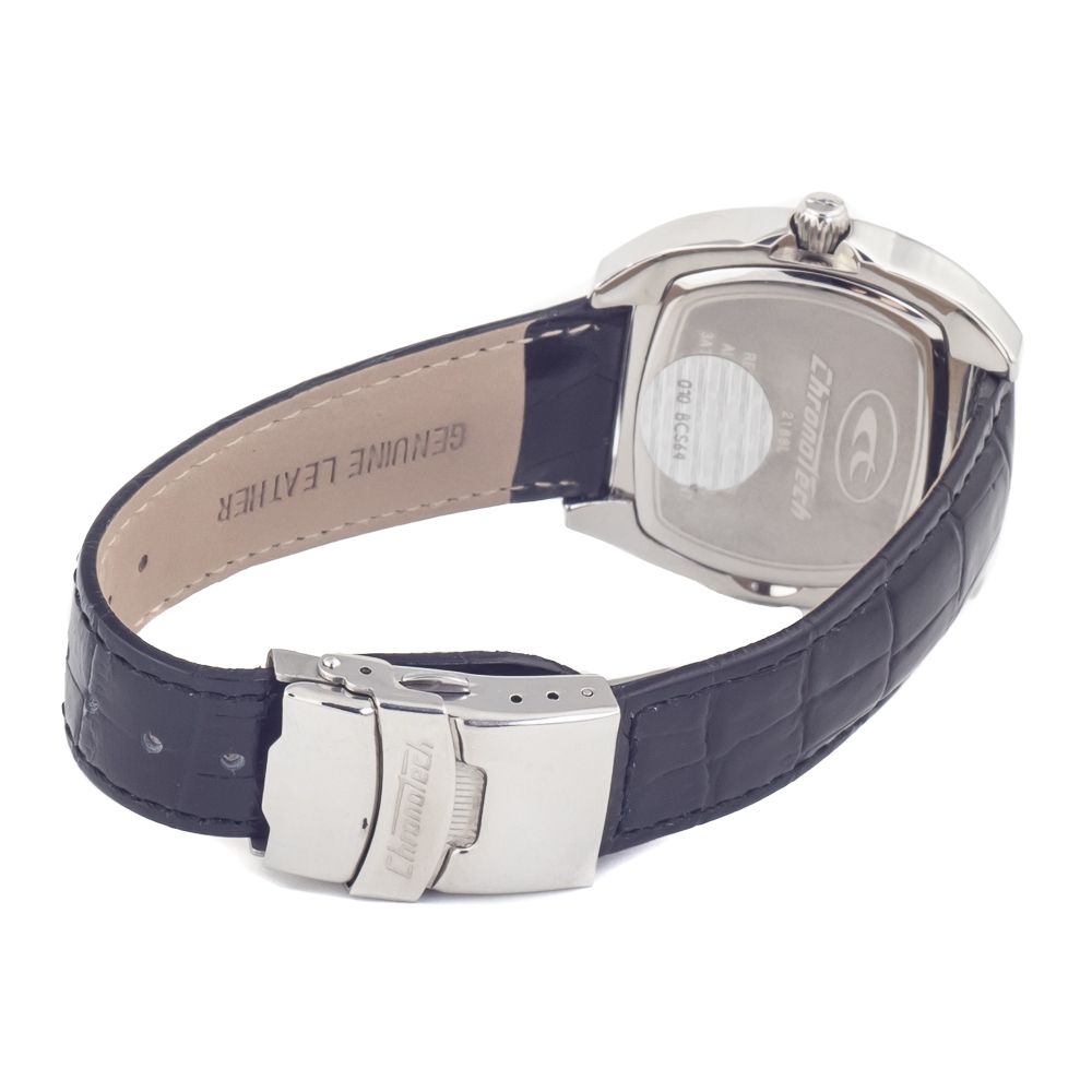 Black Leather Watch - ventzia