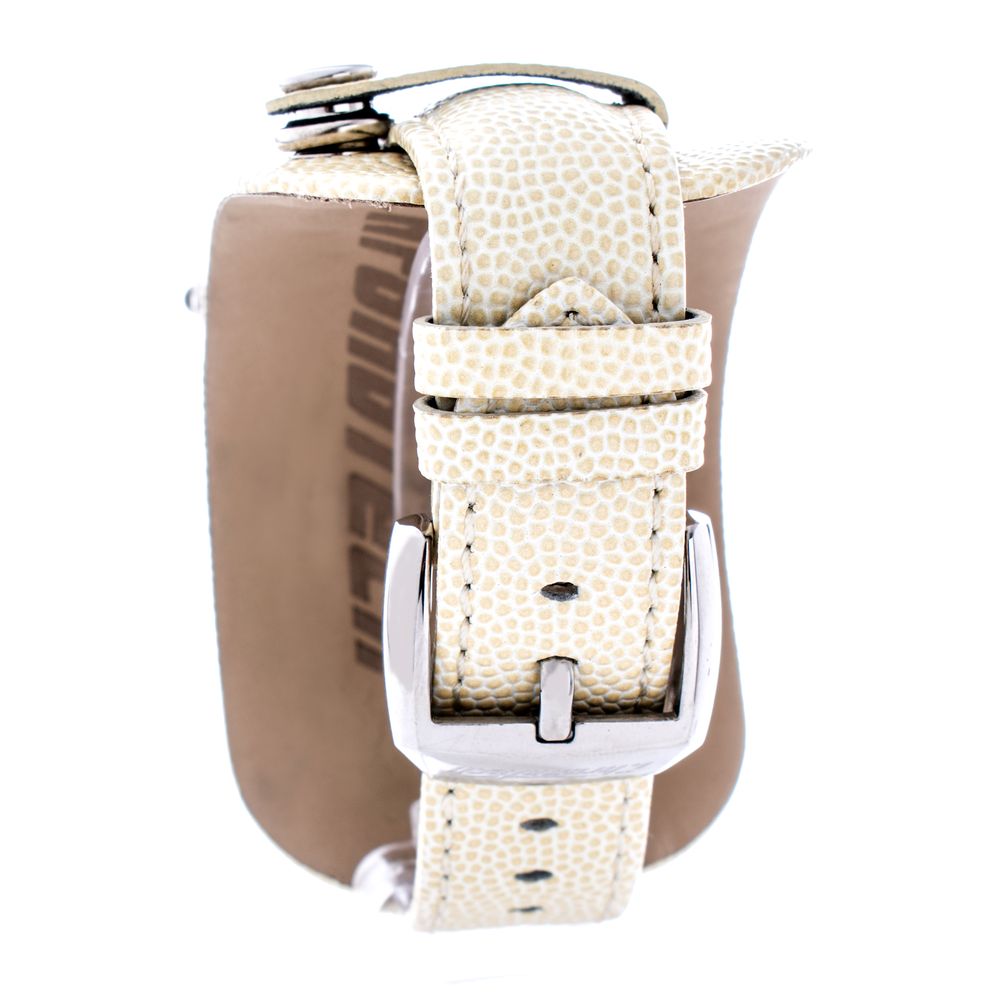 Beige Leather Watch - ventzia