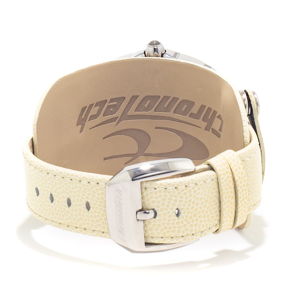 Beige Leather Watch - ventzia