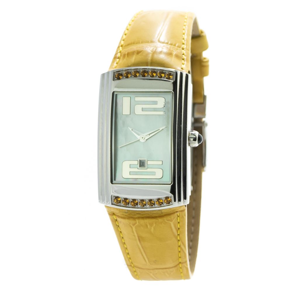 Yellow Leather Watch - ventzia