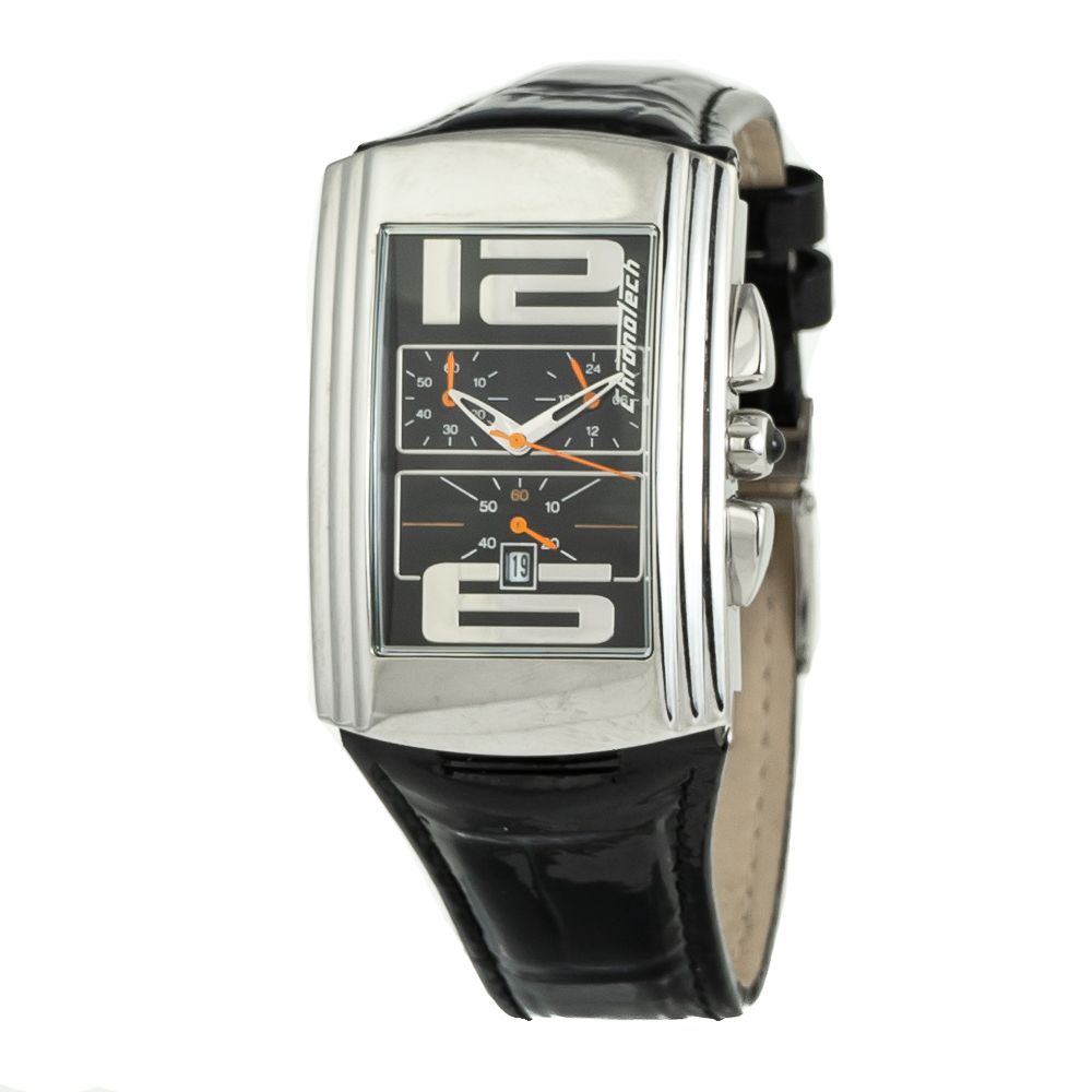 Black Leather Watch - ventzia