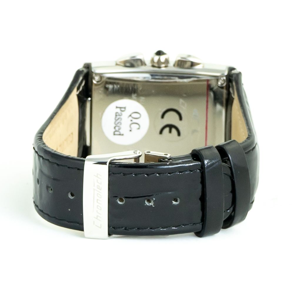 Black Leather Watch - ventzia