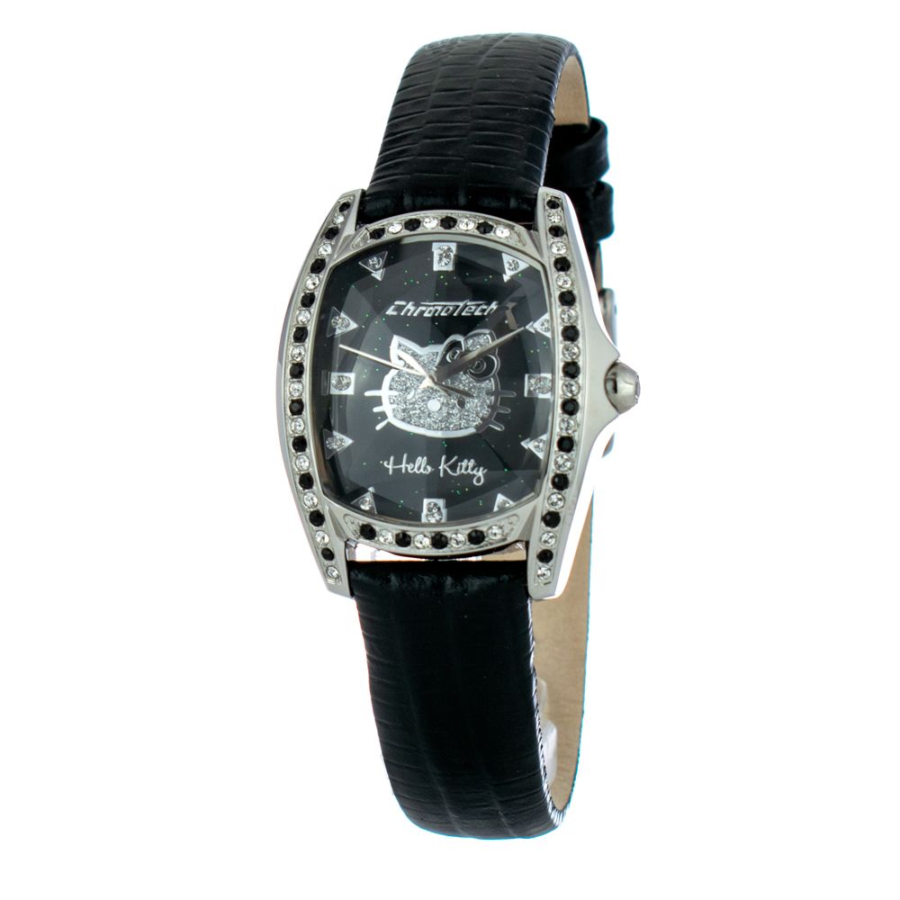 Black Leather Watch - ventzia