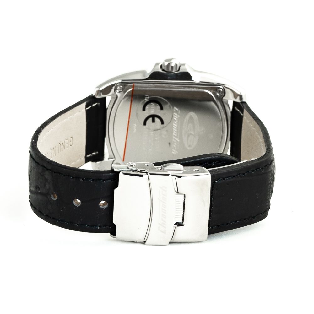 Black Leather Watch - ventzia