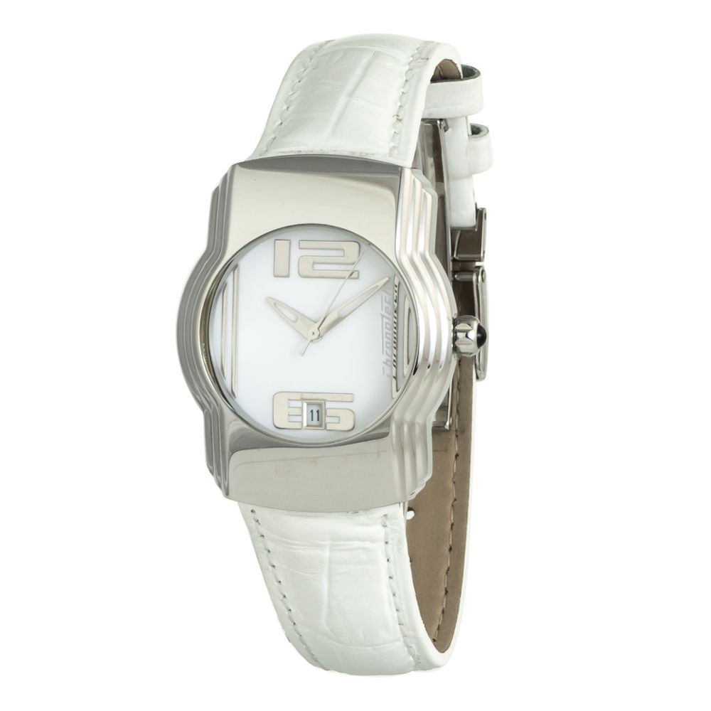 White Leather Watch - ventzia