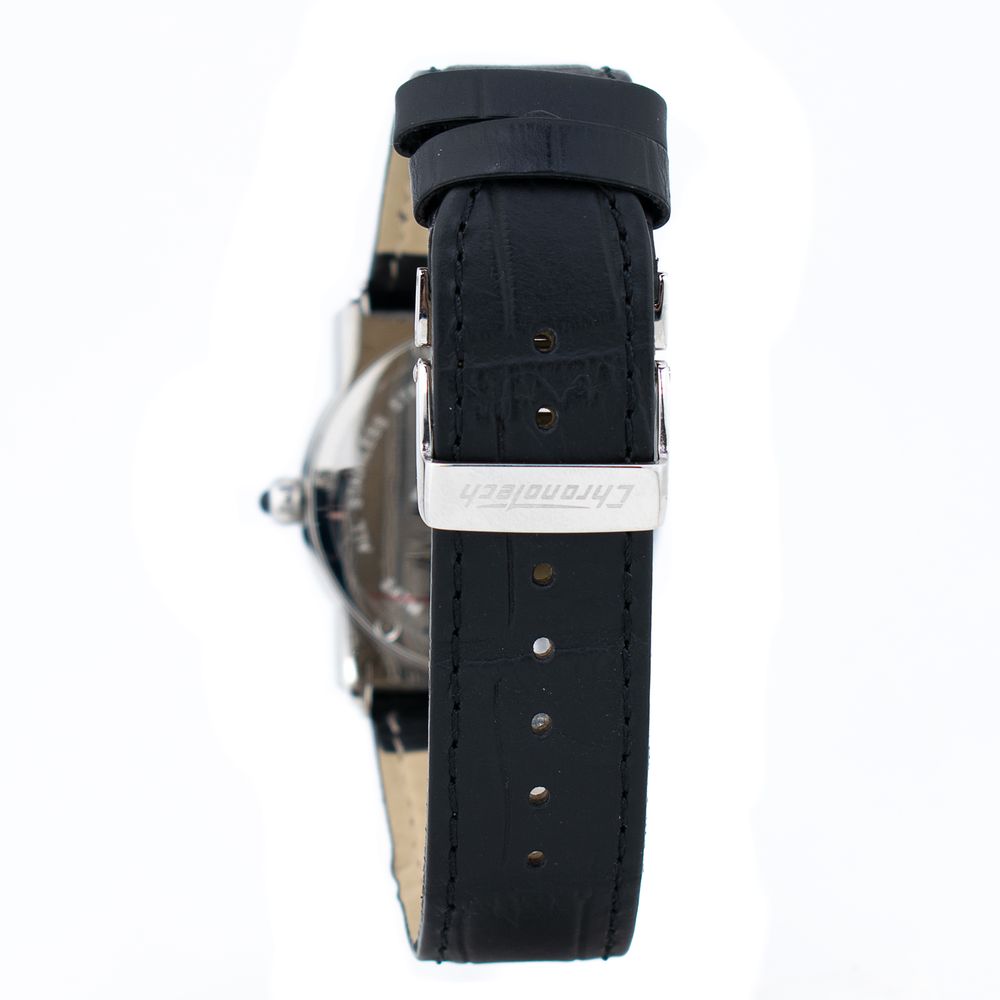 Black Leather Watch - ventzia