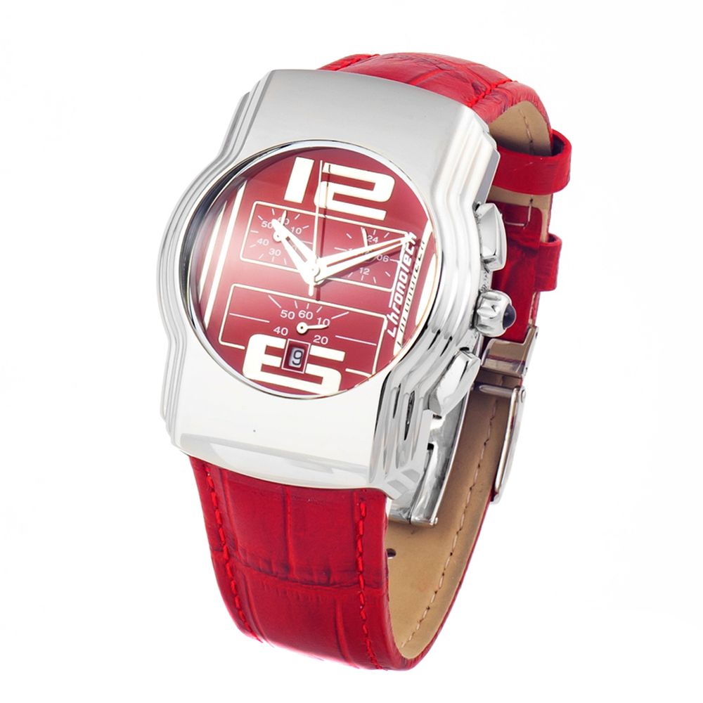 Red Leather Watch - ventzia