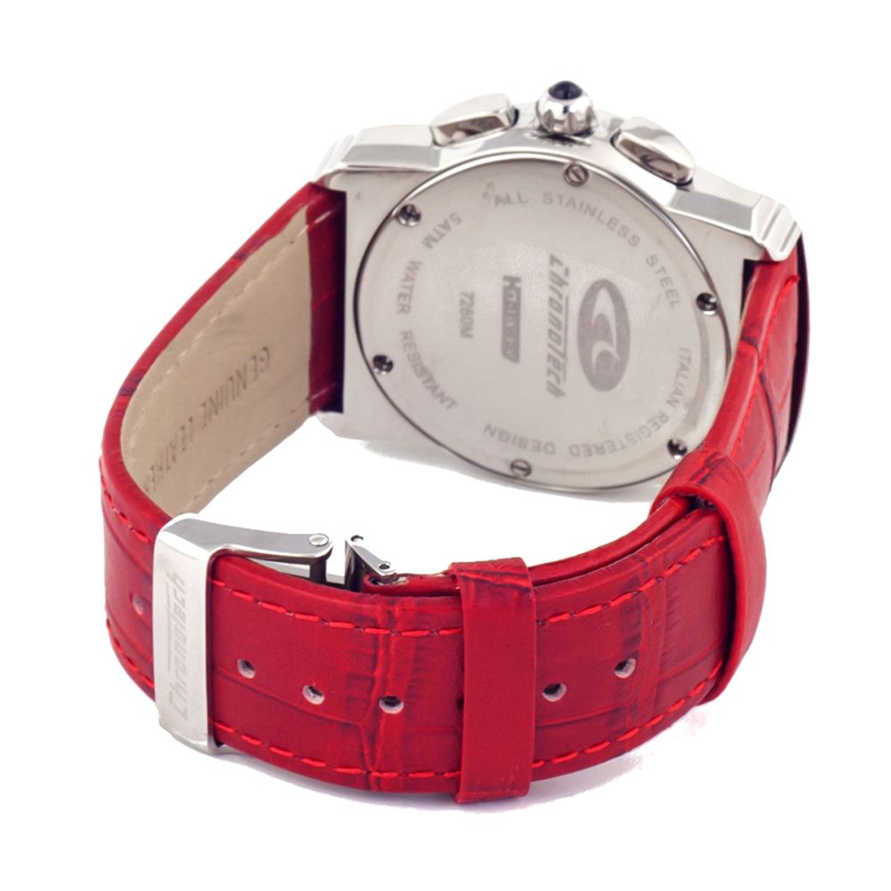 Red Leather Watch - ventzia