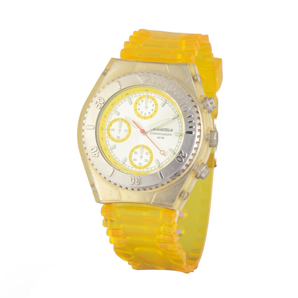Yellow Rubber Watch - ventzia