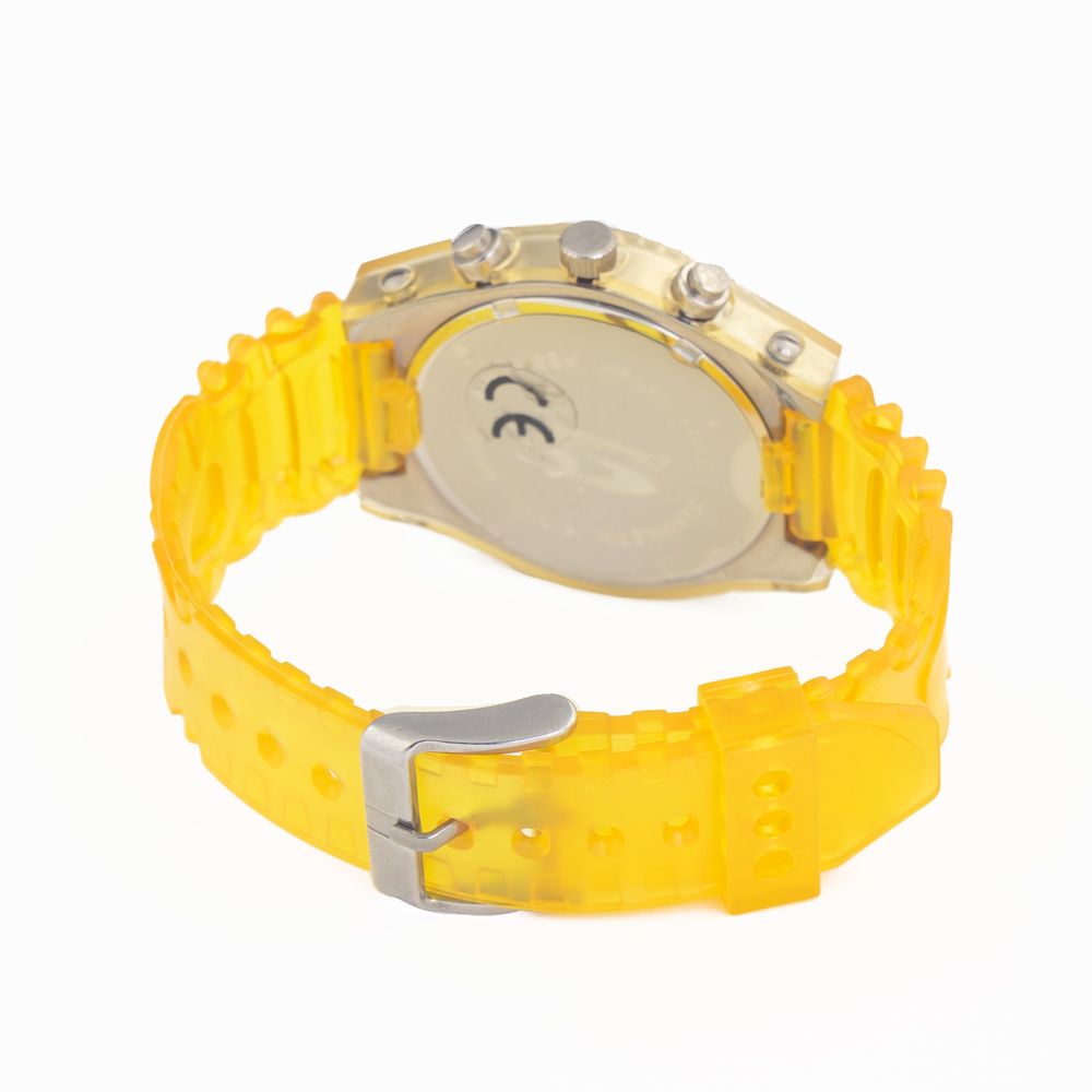 Yellow Rubber Watch - ventzia