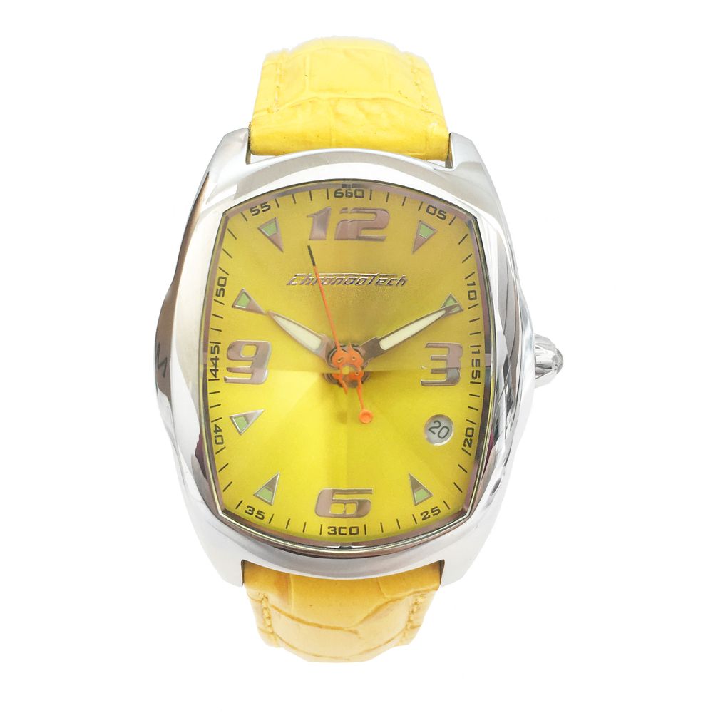 Yellow Leather Watch - ventzia