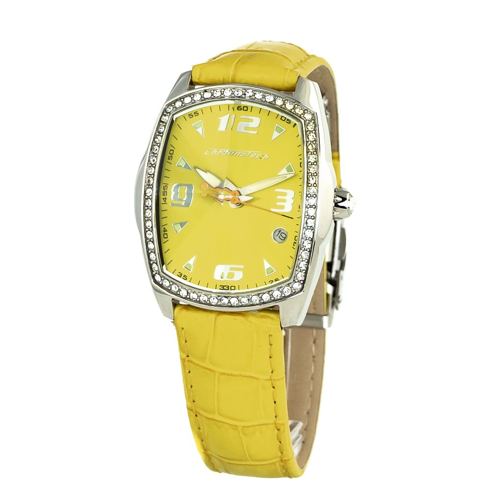 Yellow Leather Watch - ventzia